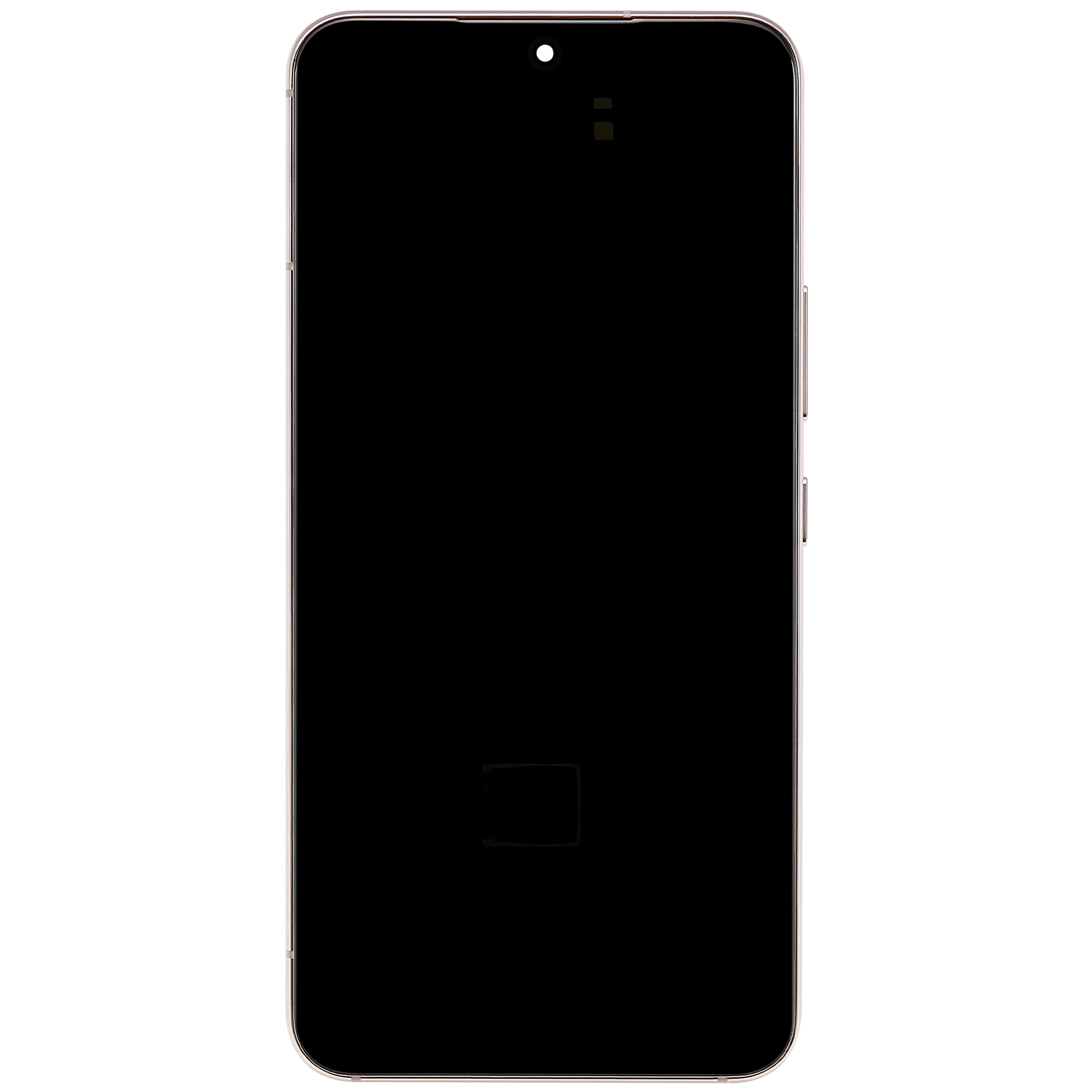 OLED-Display mit Rahmen für Samsung Galaxy S22 5G (US & International) (Aftermarket Plus) (Pink Gold)