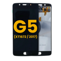 LCD-Display ohne Rahmen für Motorola Moto G5 (XT1672 / 2017) (Refurbished) (Schwarz)