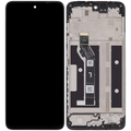 LCD-Display mit Rahmen für Motorola Moto G17 (XT2623 / 2026) / G17 Power (XT2623 / 2026) (Refurbished) (Alle Farben)