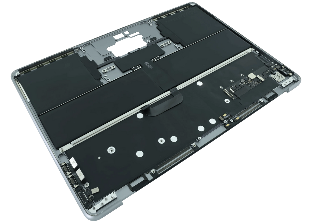 Top Case mit Keyboard (ANSI US) für MacBook Air 13" A2681 (2022) (gebrauchter OEM-Ausbau, Qualität B) (Space Grau)