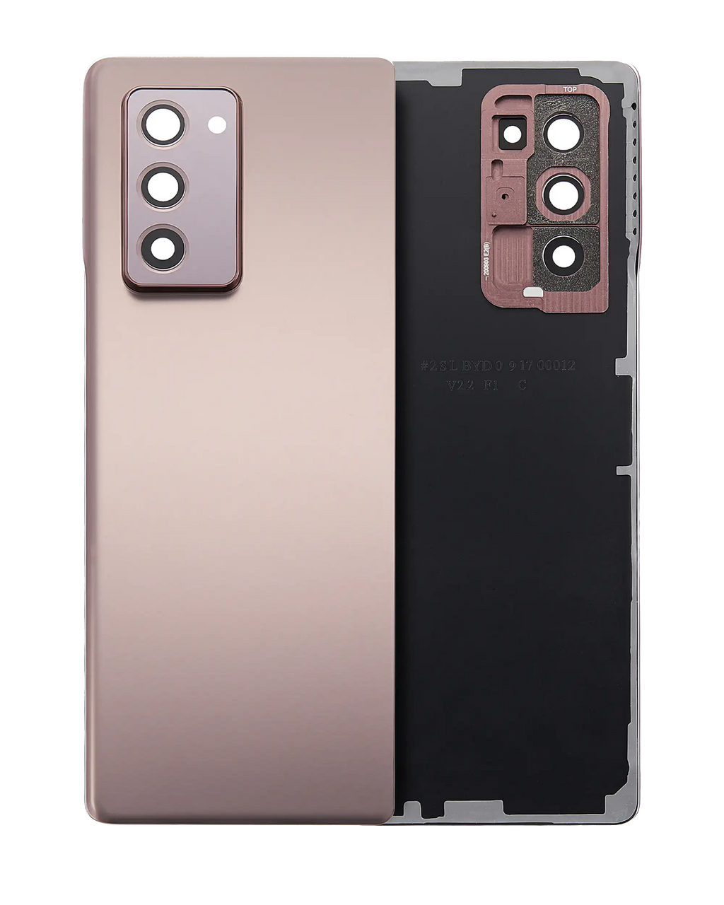 Back Cover with Camera Lens for Samsung Galaxy Z Fold 2 5G (Service Pack) (Mystic Bronze)