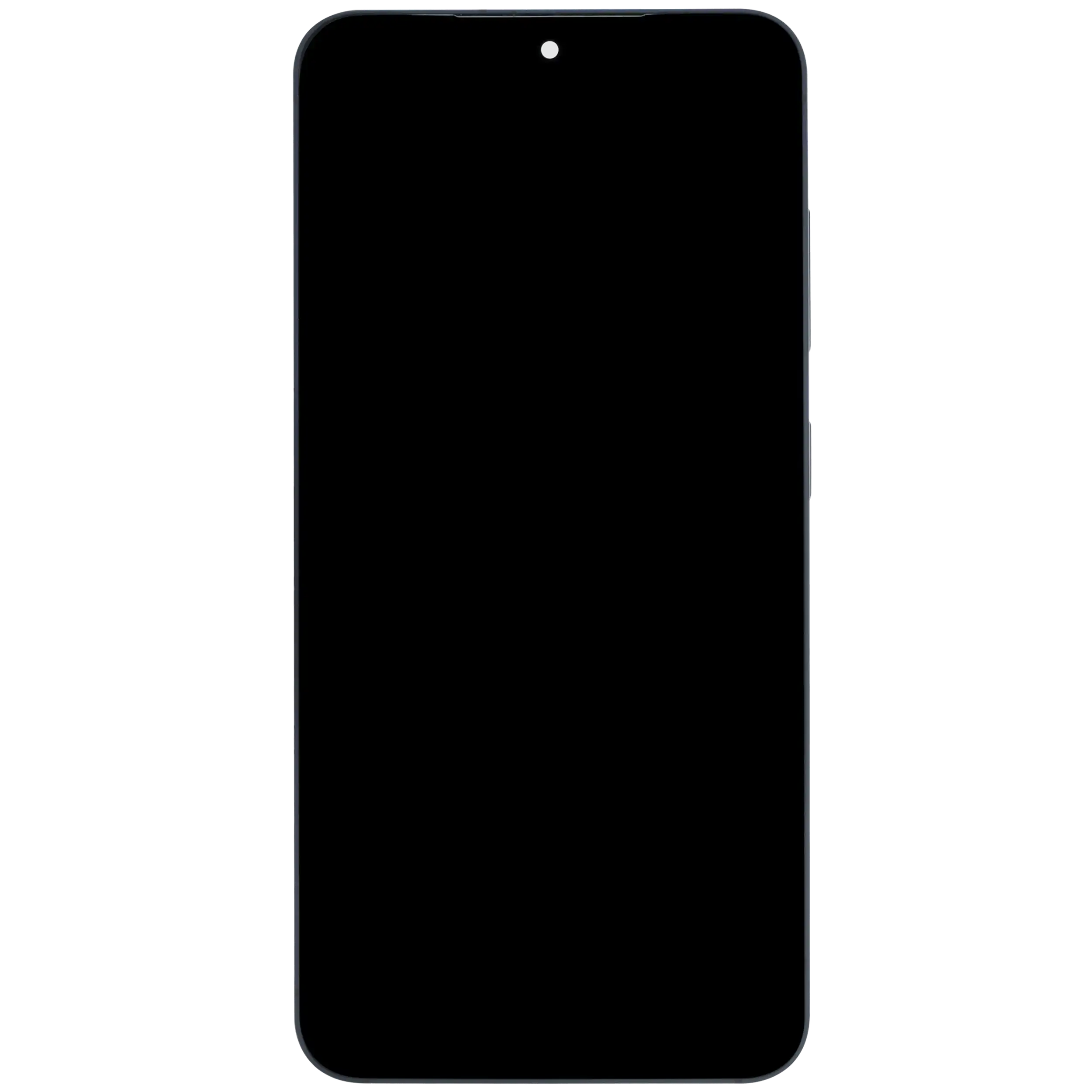 OLED-Display mit Rahmen für Samsung Galaxy S25 5G (US & Internationale Version) (gebrauchter OEM-Ausbau, Qualität A) (Icy Blue)