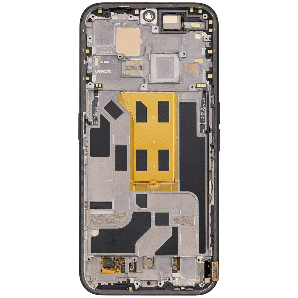OLED-Display mit Rahmen für Nothing Phone (2a) (Refurbished) (Schwarz)