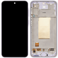 OLED-Display mit Rahmen für Samsung Galaxy A37 5G (A376 / 2026) (Refurbished) (Light Violet)