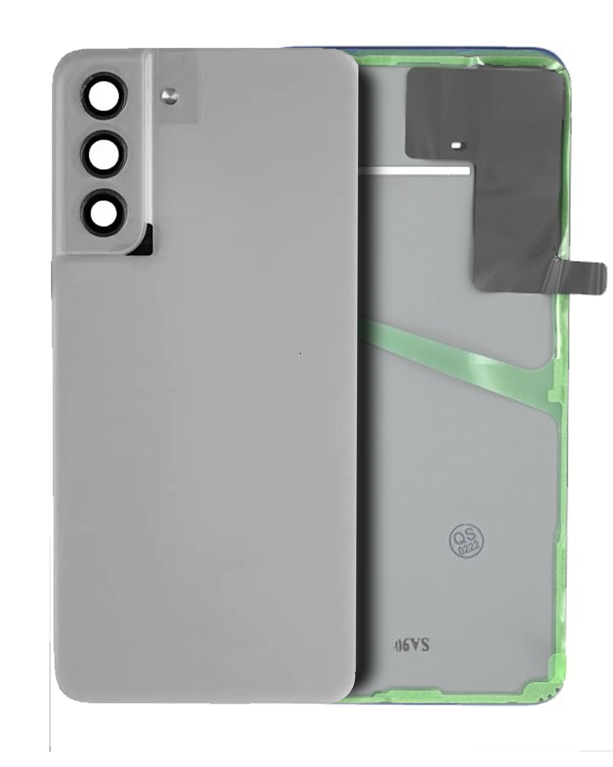 Backcover mit Kameralinse für Samsung Galaxy S21 FE (Service Pack) (Graphite)