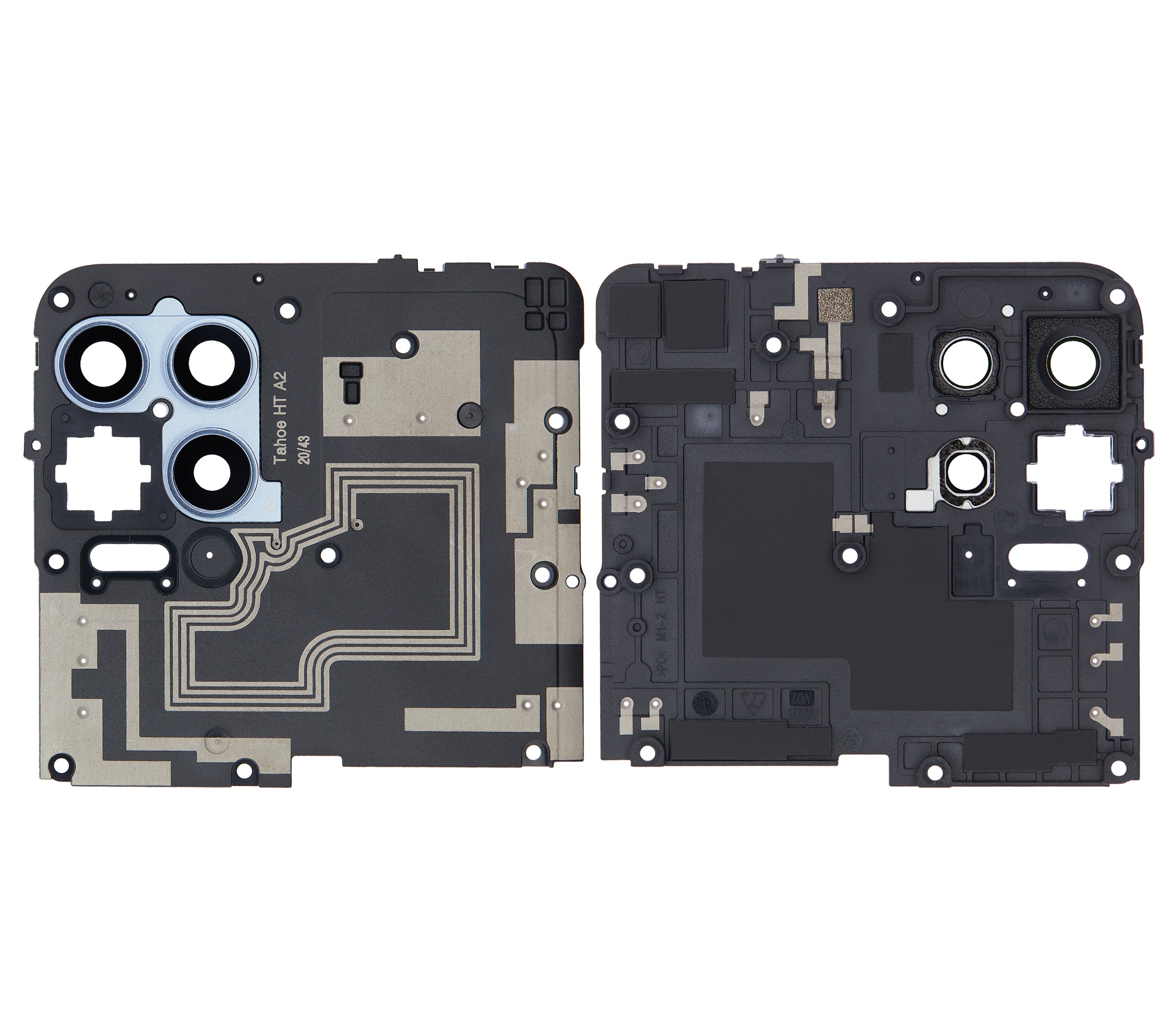 Kameralinse hinten mit Halterung für Motorola Moto G100 (XT2125-4 / 2021) (Slate Gray)