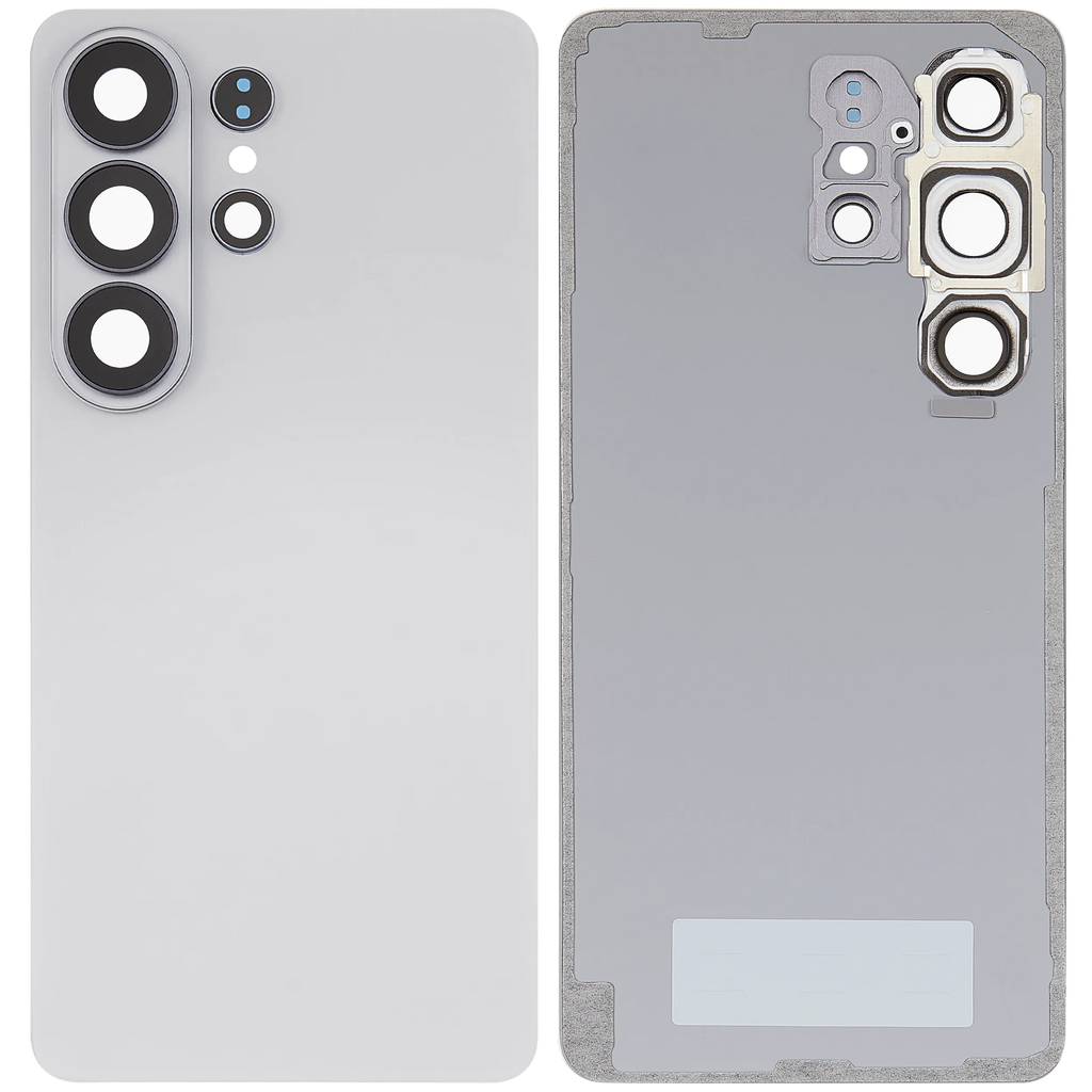 Backcover Glass mit Camera Lens für Samsung Galaxy S26 Ultra (Aftermarket Plus) (Weiß)