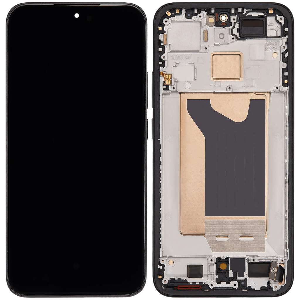 OLED-Display mit Rahmen für Xiaomi 15T (Refurbished) (Schwarz)