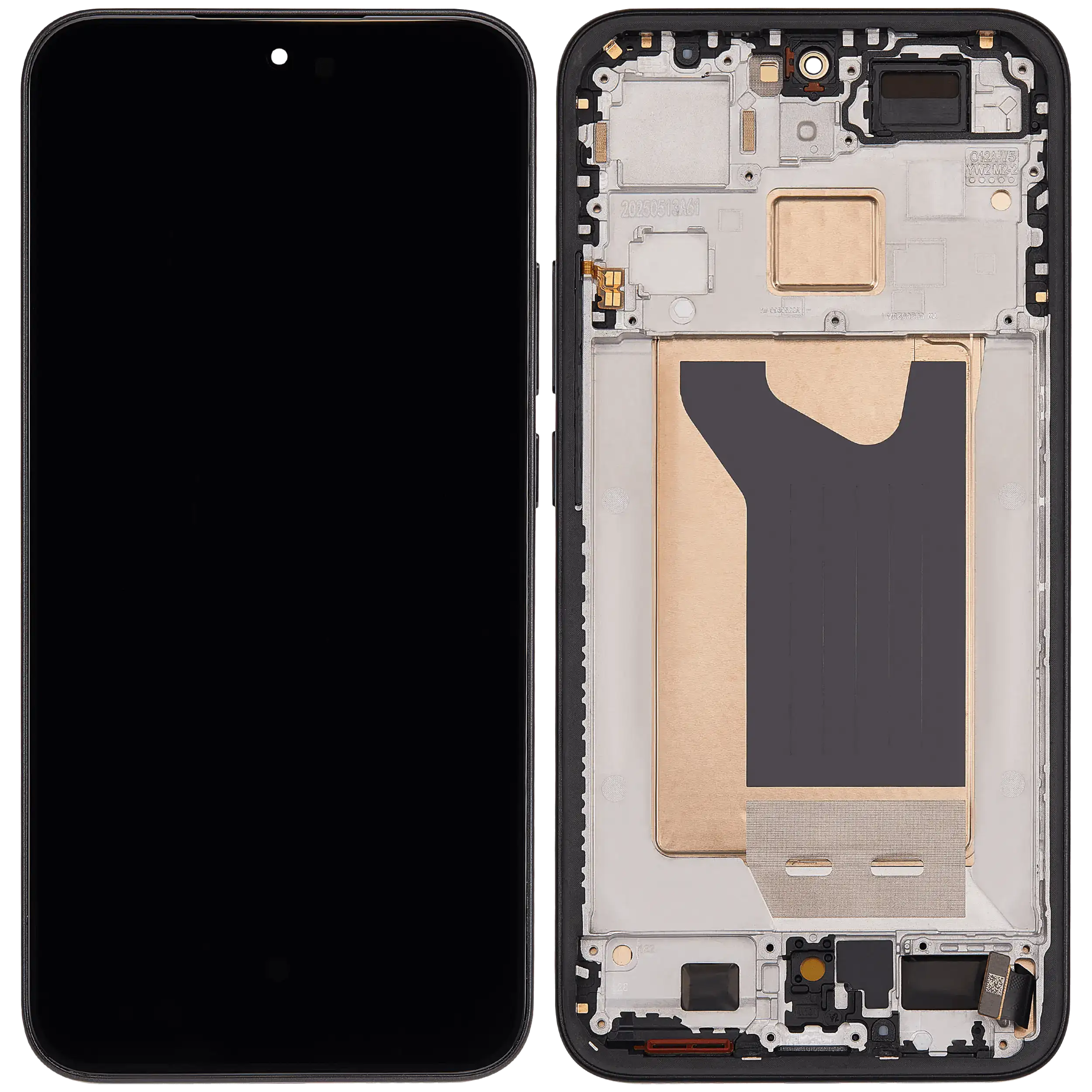 OLED-Display mit Rahmen für Xiaomi 15T (Refurbished) (Schwarz)