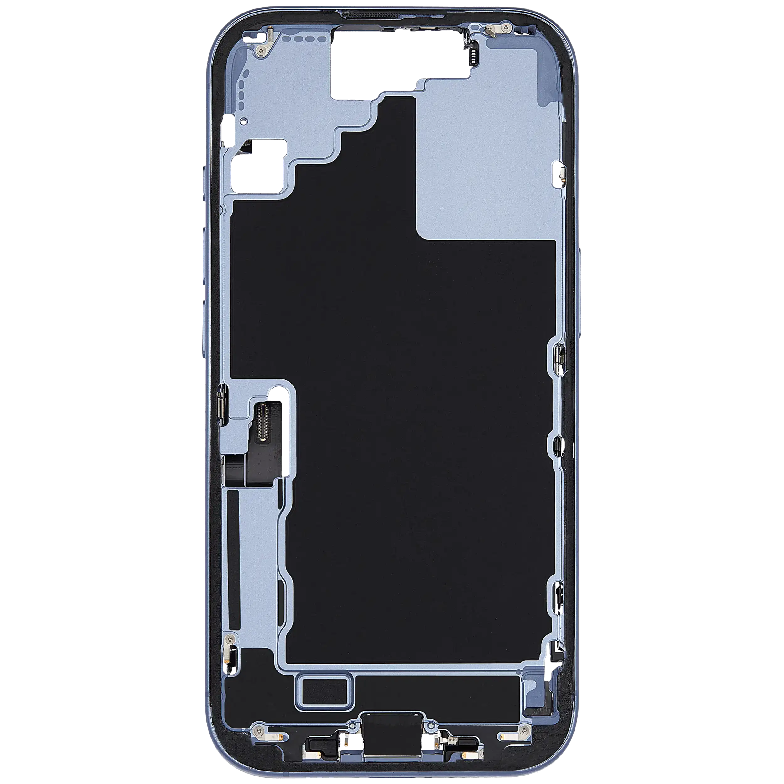 Original Apple-Ausbau B gebraucht – iPhone 17 EU / Rahmen Mist Blau