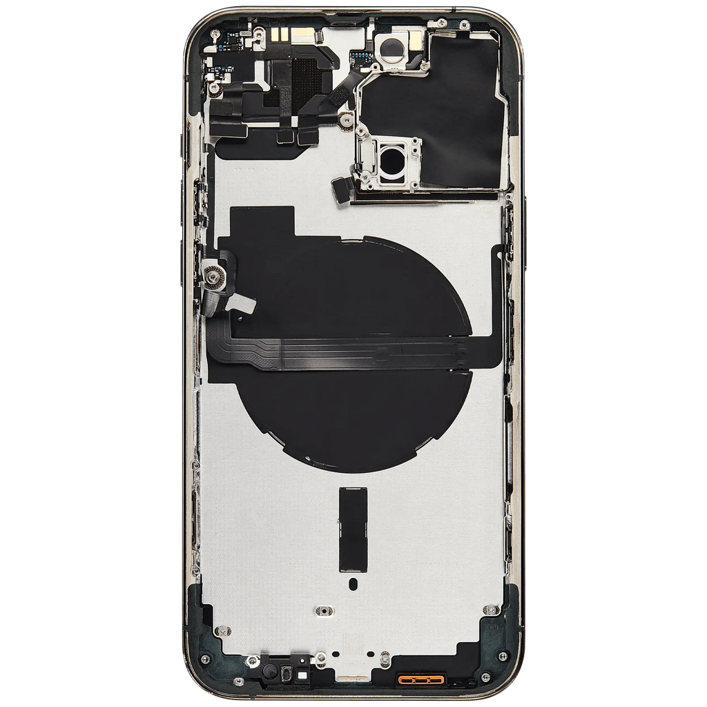 Backcover/Rahmen mit Small Parts für iPhone 13 Pro Max (EU / Global Version) (gebrauchter OEM-Ausbau, Qualität C) (Alpine Grün)