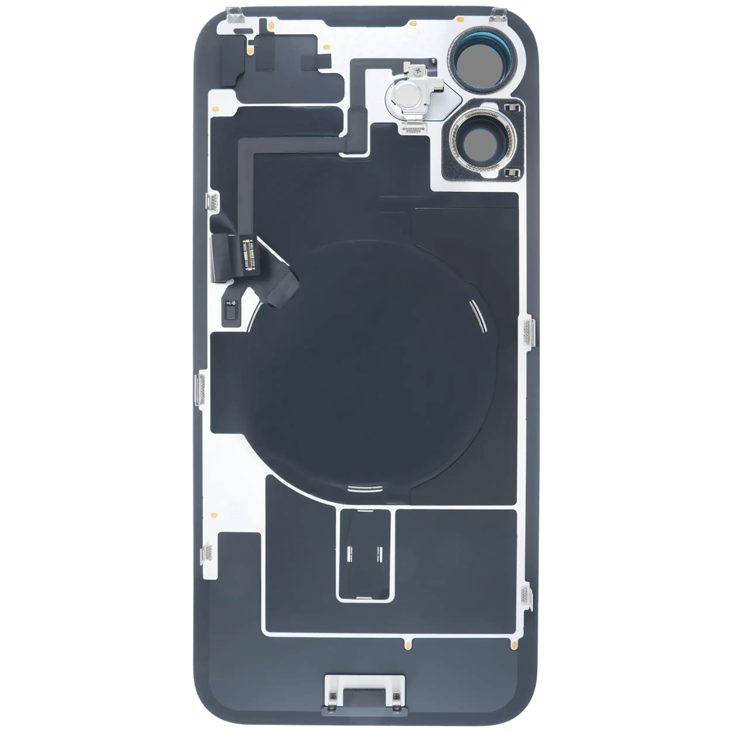 Backcover mit MagSafe Magnet & NFC & Blitz-Flexkabel für iPhone 16 Plus (Service Pack) (Teal)