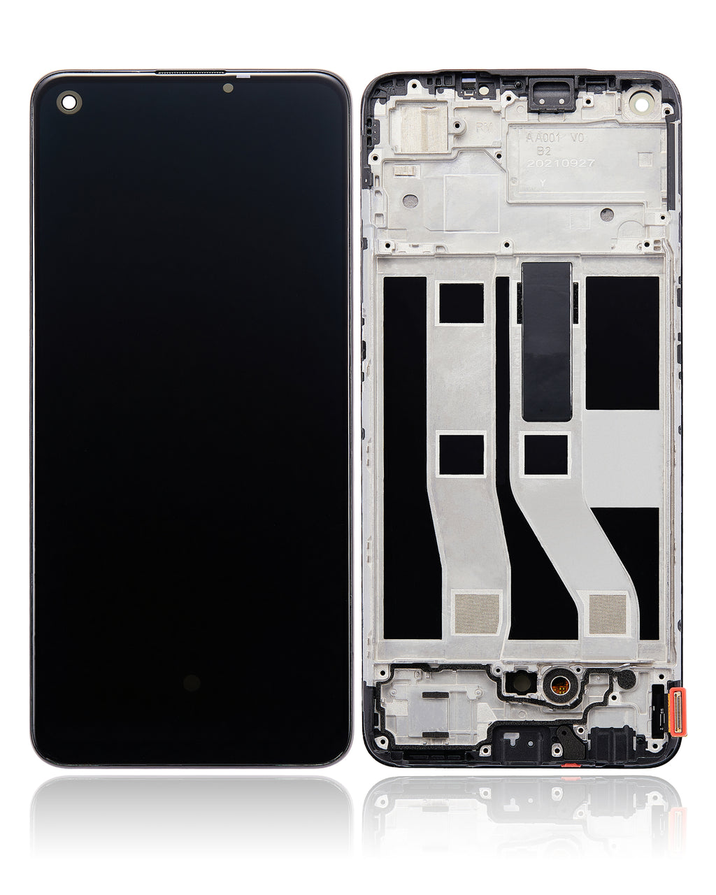 OLED Display with Frame for OPPO A74 4G (Refurbished) (All Colours)