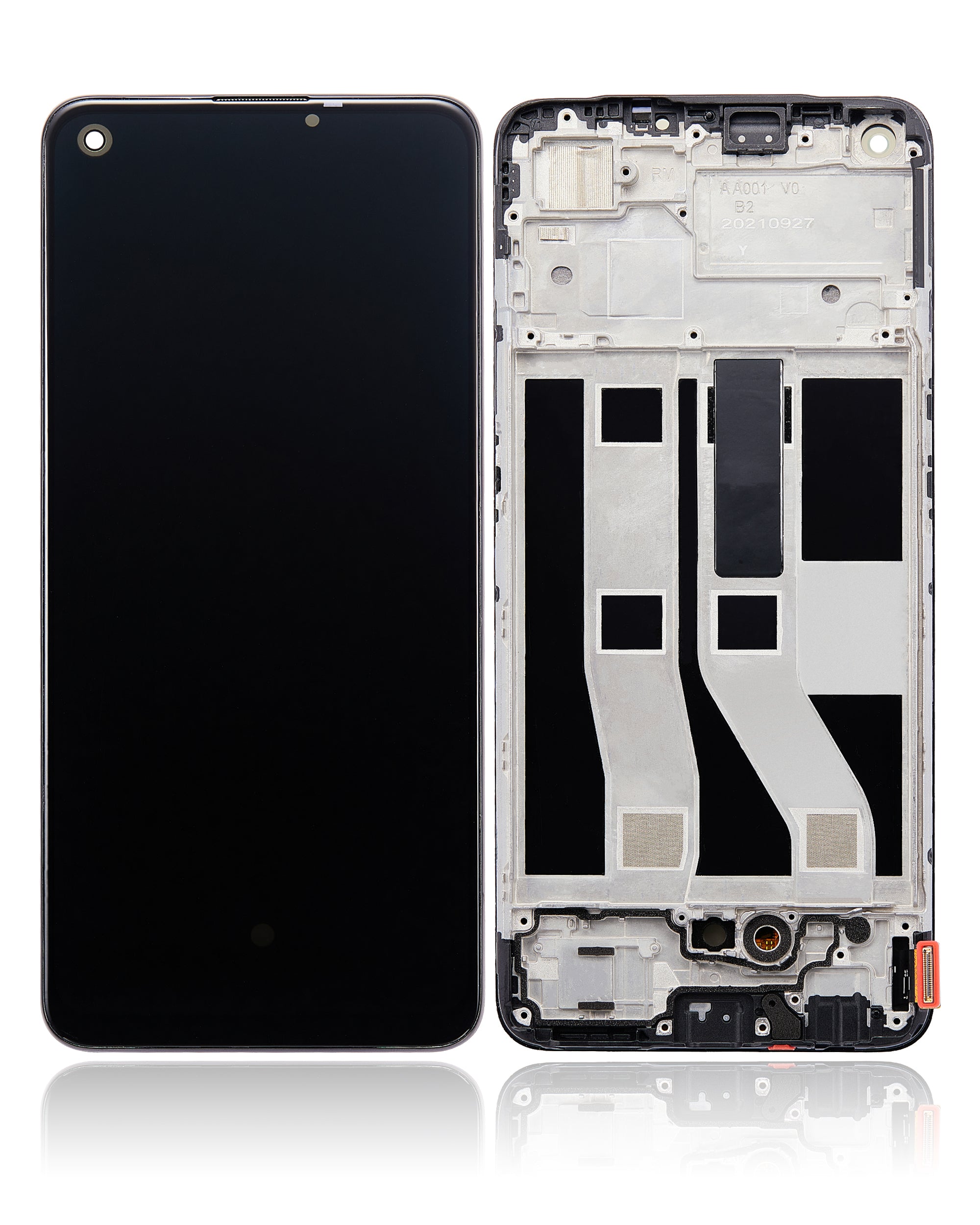 OLED Display with Frame for OPPO A74 4G (Refurbished) (All Colours)