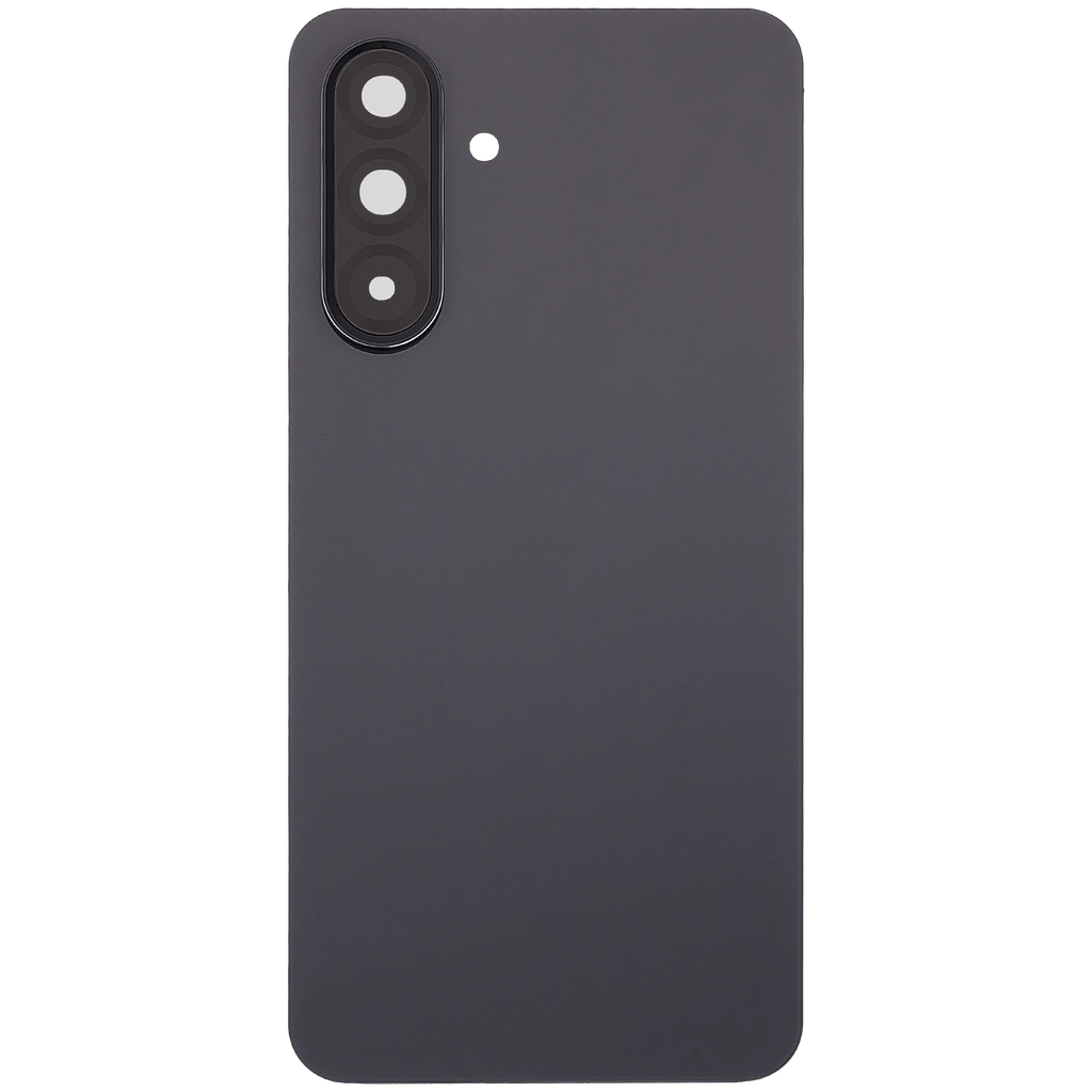 Backcover Glass mit Camera Lens für Samsung Galaxy A36 5G (A366 / 2025) (ohne Logo) (Aftermarket Plus) (Schwarz)