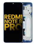 LCD Display with Frame for Xiaomi Redmi Note 8 Pro (Refurbished) (Blue)