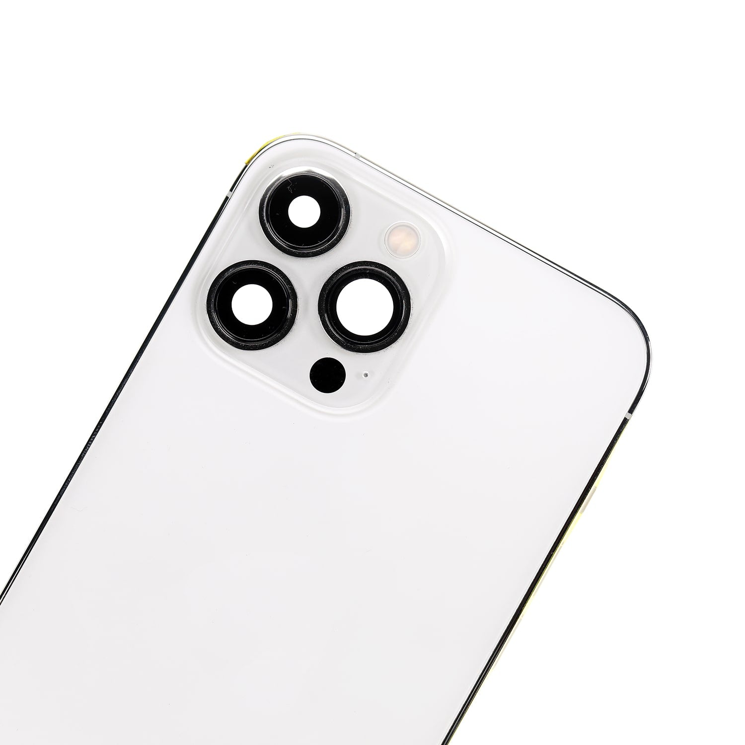 Backcover/Rahmen mit Small Parts für iPhone 13 Pro Max (US-Version) (gebrauchter OEM-Ausbau, Qualität B) (Silber)