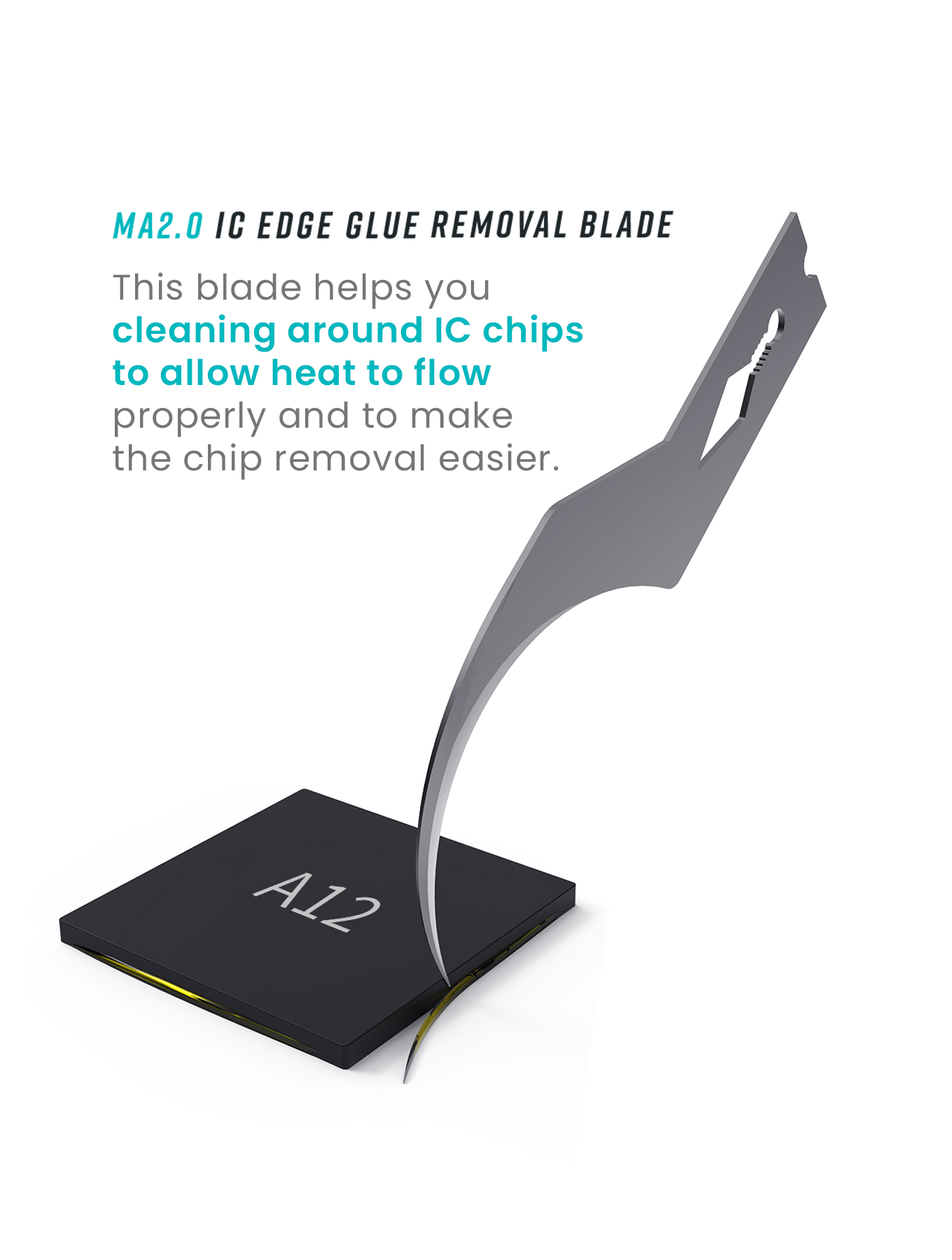 Bach 2.0 IC Edge Adhesive Removal Blade