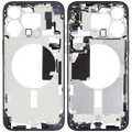 Midframe/Rahmen mit Small Parts für iPhone 15 Pro Max (EU / Global Version) (gebrauchter OEM-Ausbau, Qualität C) (Blau Titanium)