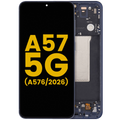 OLED-Display mit Rahmen für Samsung Galaxy A57 5G (A576 / 2026) (Refurbished) (Navy)