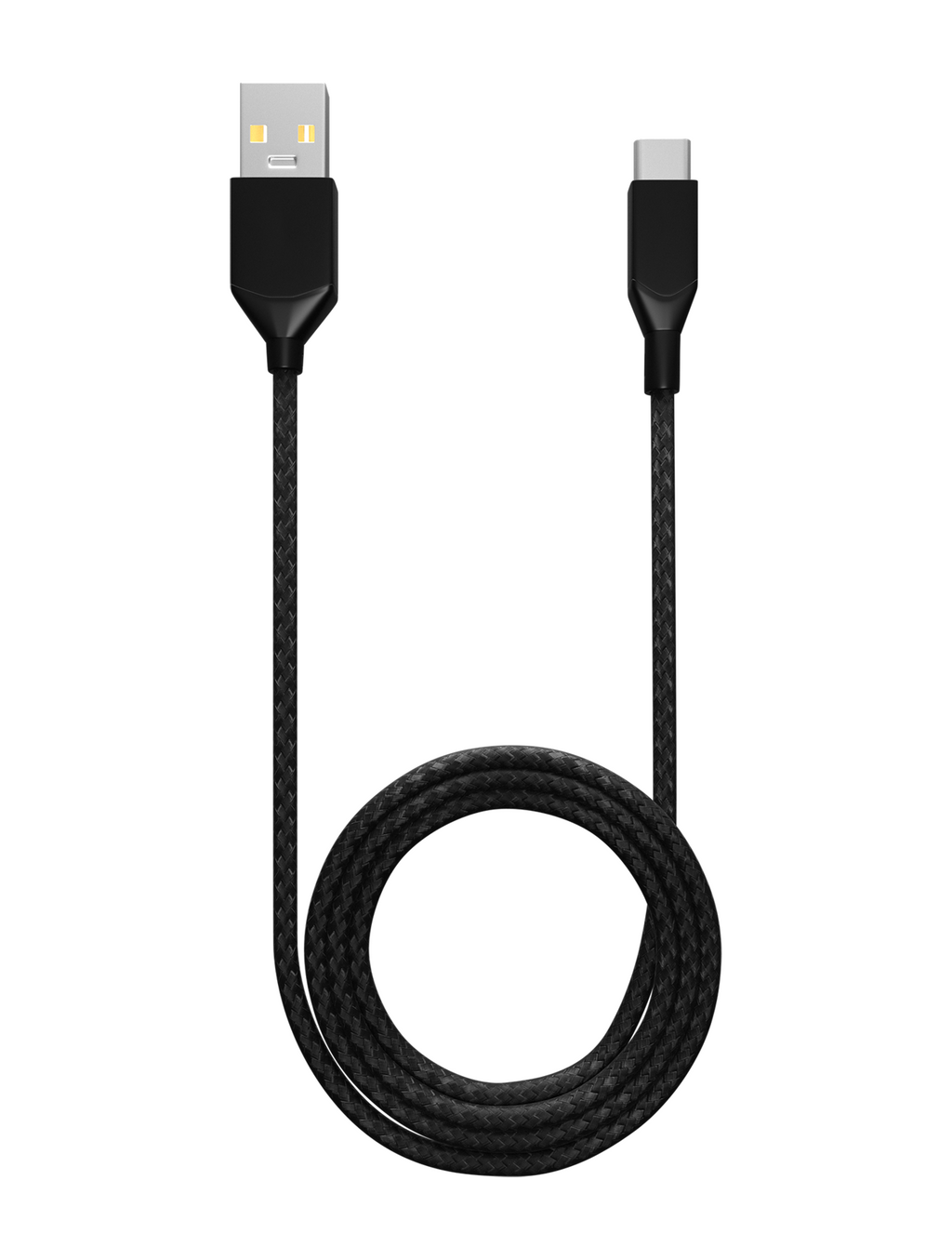 USB Type C to USB Type A Cable (1.8 m / 6 ft) (AmpSentrix Infinity) (Black)
