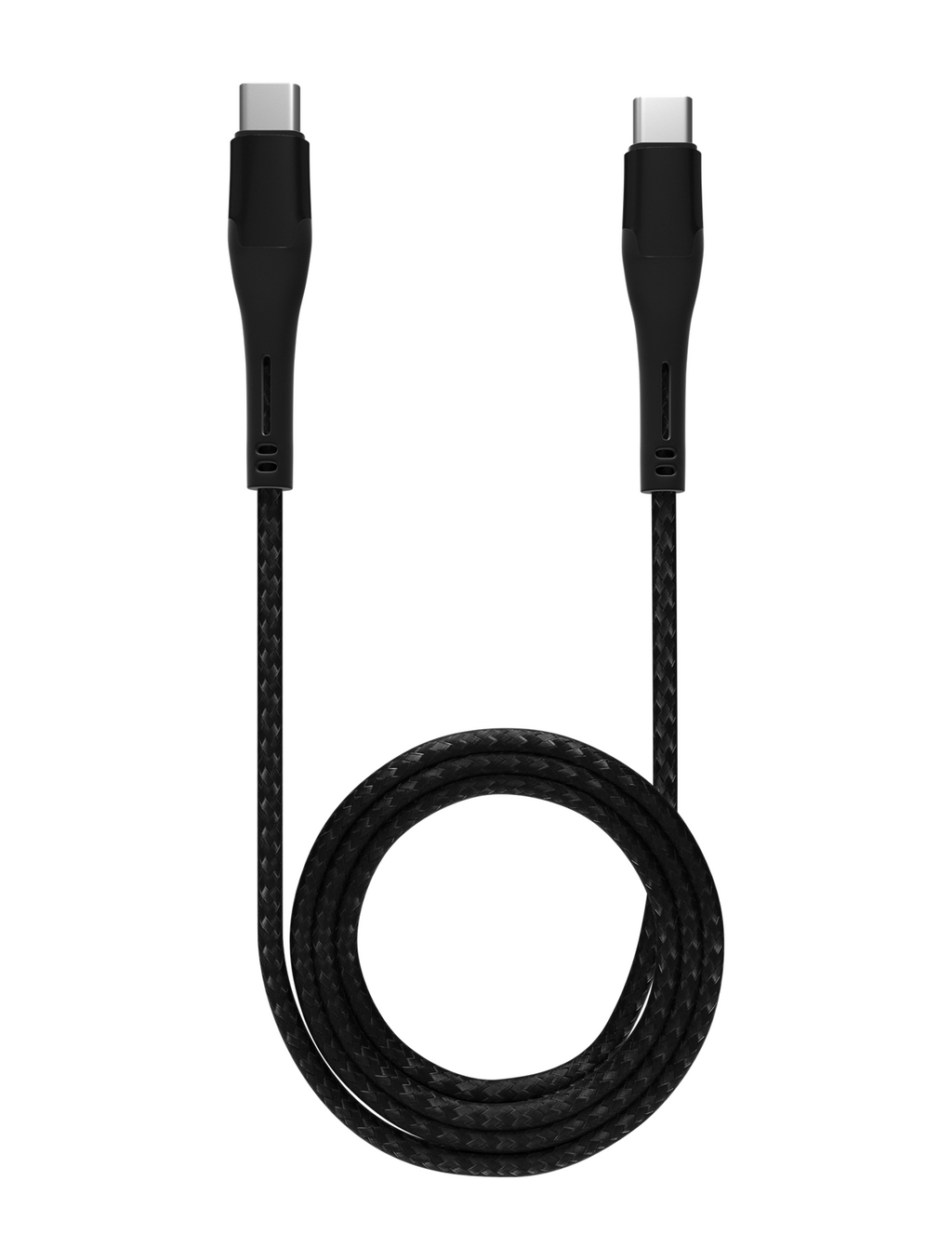 USB Type-C to USB Type-C Cable (1.8 m / 6 ft) (AmpSentrix Alpha) (Black)