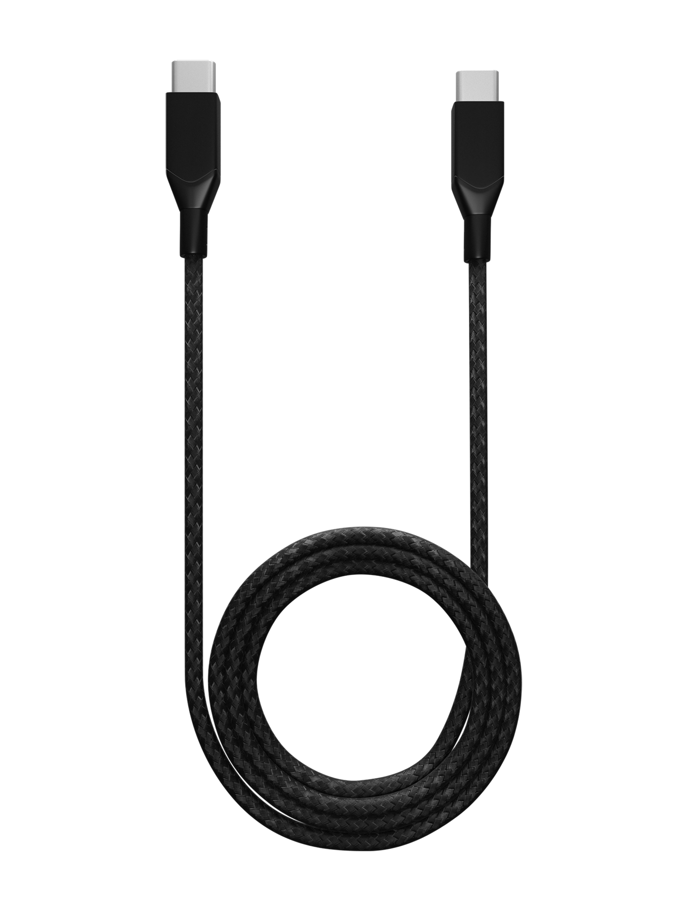 USB Type C auf USB Type C Kabel (1,8 m / 6 ft) (AmpSentrix Infinity) (Schwarz)