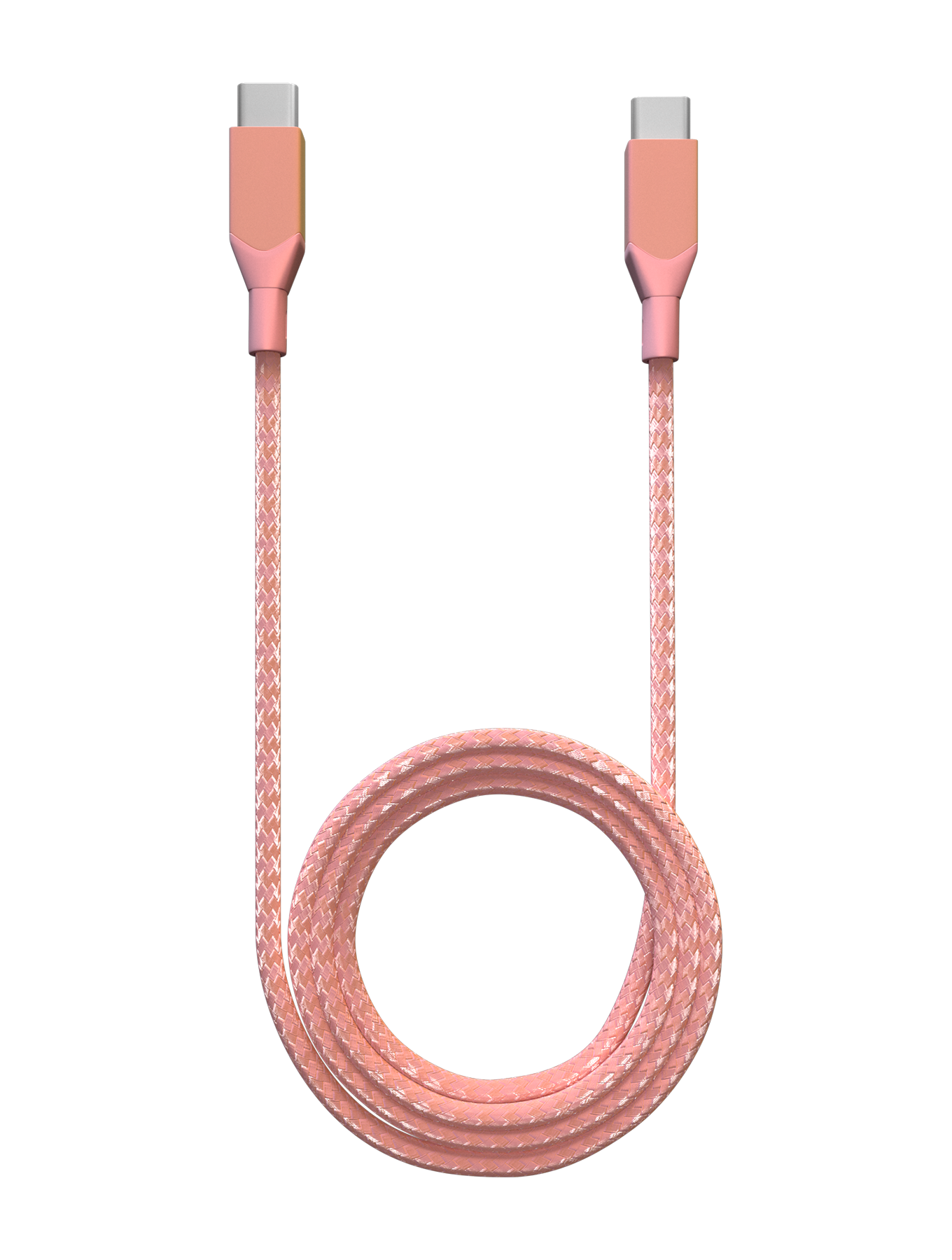 USB Type C auf USB Type C Kabel (1,8 m / 6 ft) AmpSentrix Infinity (Pink)