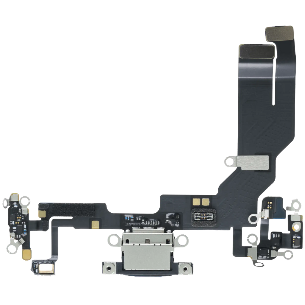 Ladebuchse Flex Cable für iPhone 17e (Original OEM) (Schwarz)
