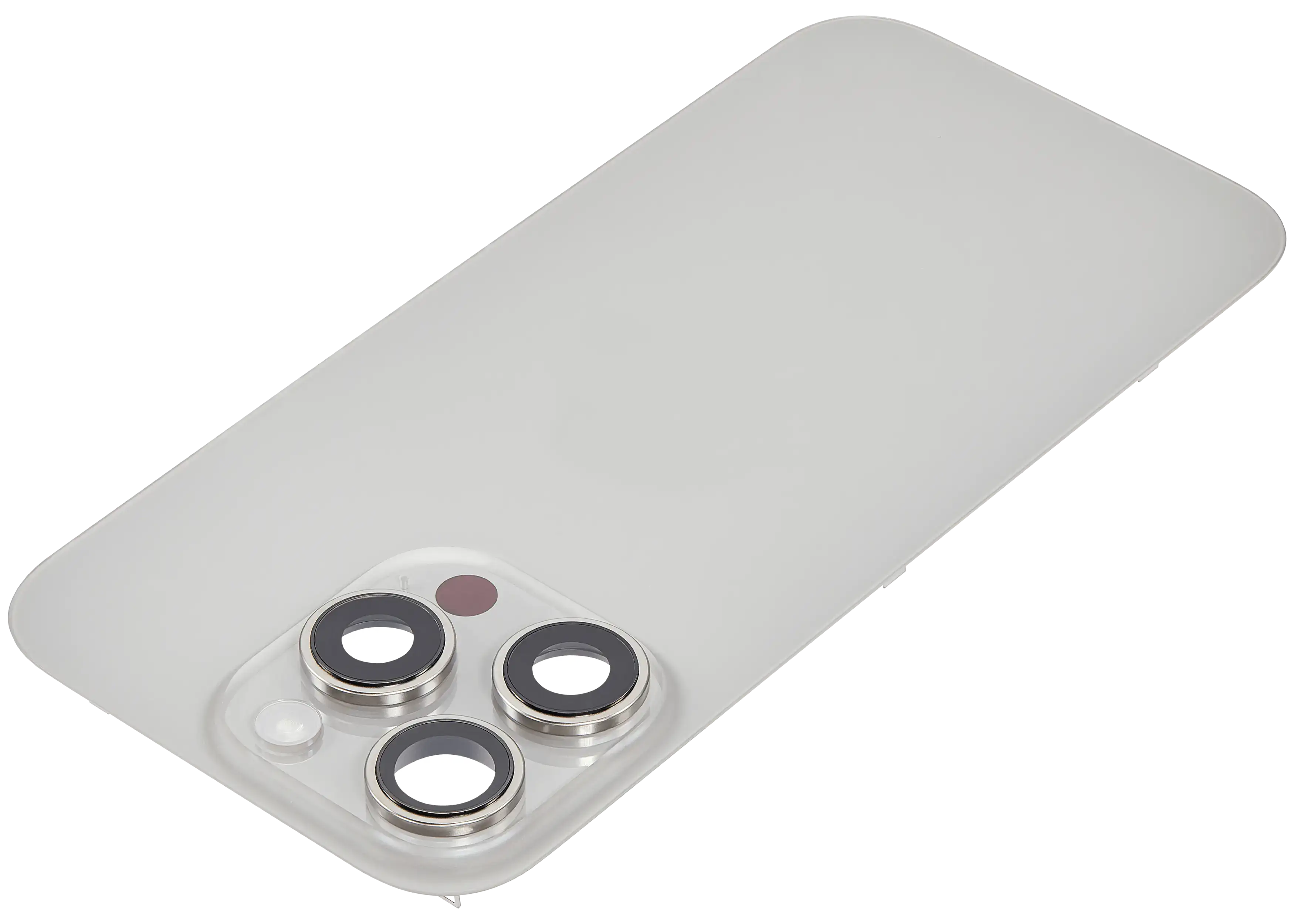 Backcover mit MagSafe Magnet & NFC & Blitz-Flexkabel für iPhone 16 Pro (gebrauchter OEM-Ausbau, Qualität C) (Natural Titanium)