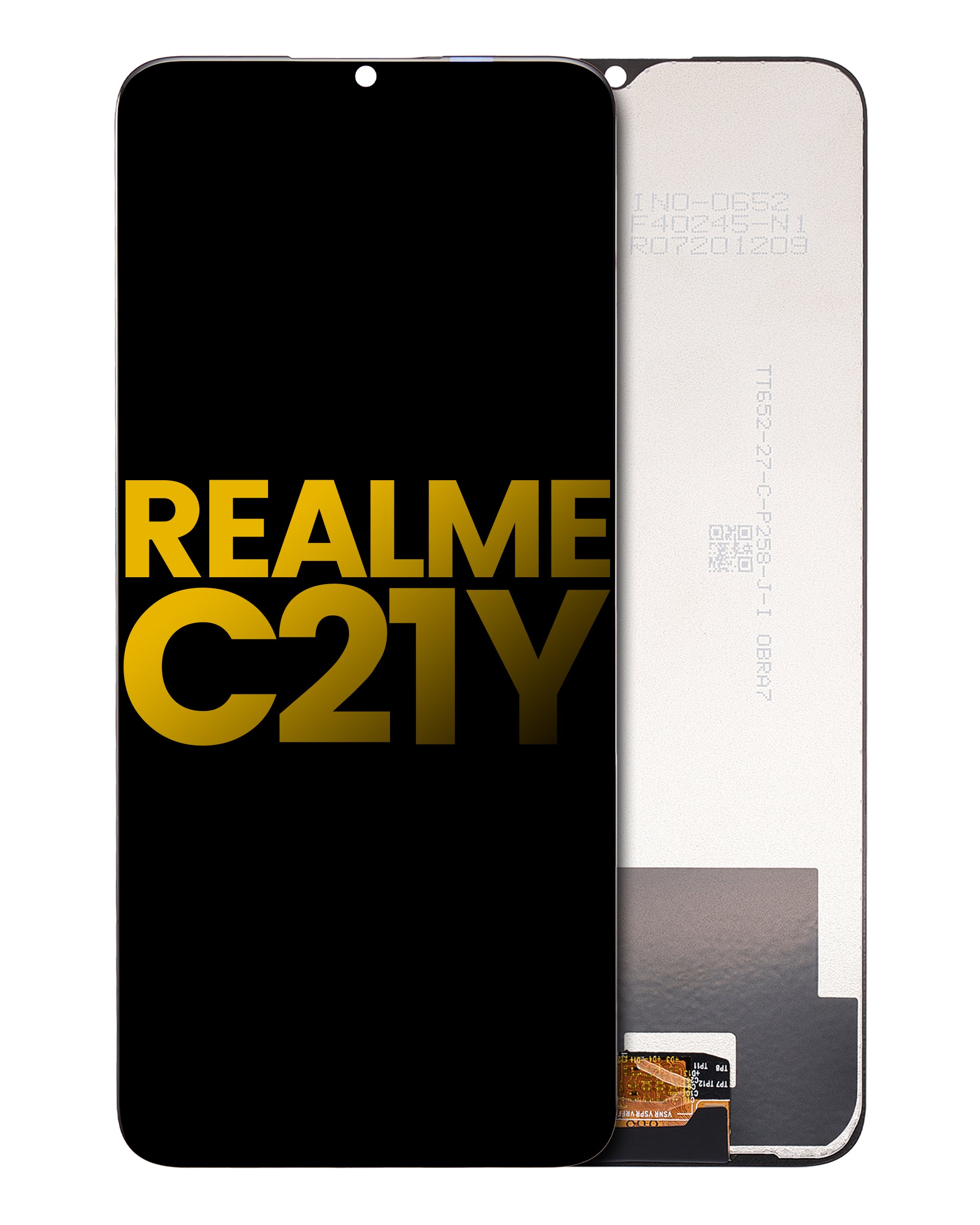 LCD-Display ohne Rahmen für Realme C21Y / C25Y (Refurbished) (Alle Farben)