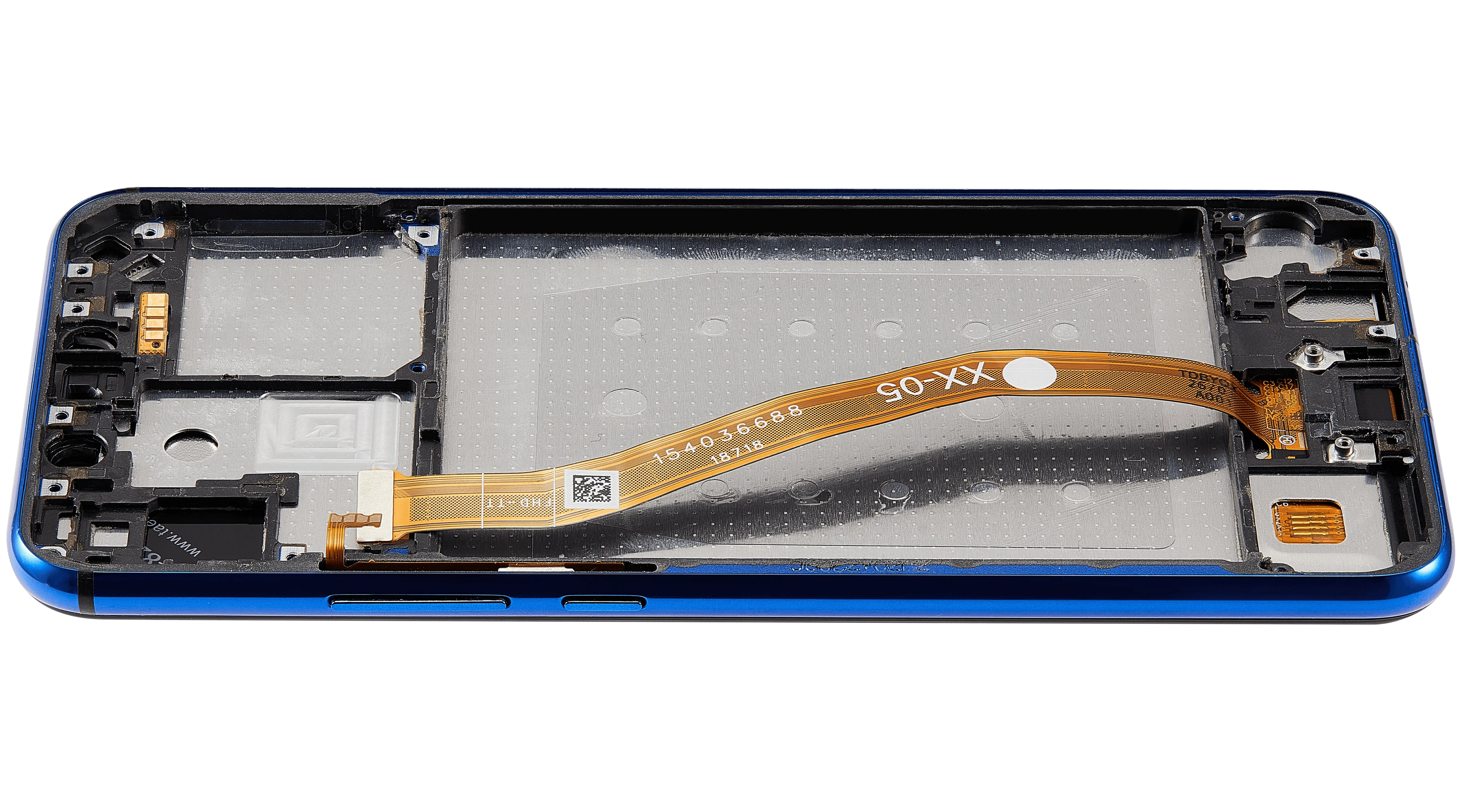 LCD-Display mit Rahmen für Huawei Nova 3i (2018) (Refurbished) (Bluenull)