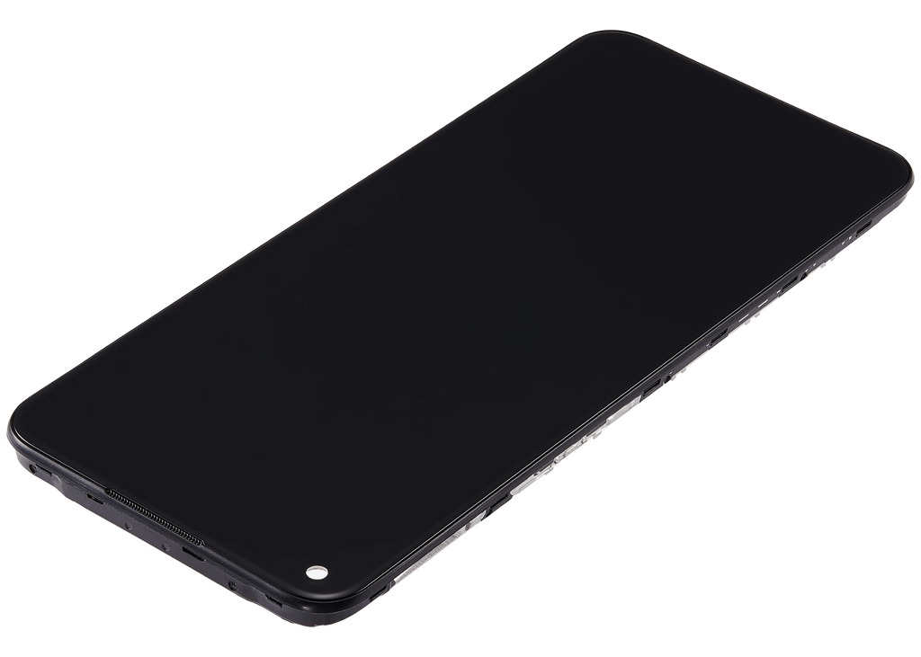 LCD-Display mit Rahmen Compatible für Oppo A32 (2020) (Refurbished) (Alle Farben)