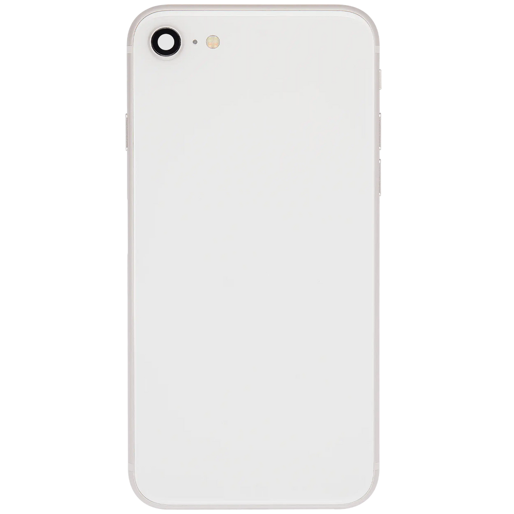 Backcover/Rahmen mit Ladebuchse Flex and Small Components Pre-Installed für iPhone SE (2022) (gebrauchter OEM-Ausbau, Qualität B) (Starlight)