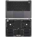 Topcase Akku Tastatur US MacBook Pro 14" A3401 Space Schwarz OEM Pull A