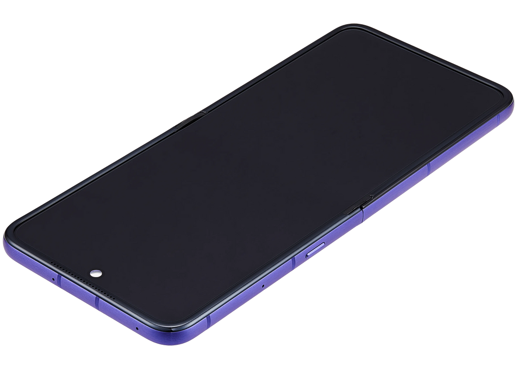OLED-Display mit Rahmen für Motorola Razr Ultra 2026 / Razr 70 Ultra (XT2655 / 2026) (Refurbished) (Orient Blue)