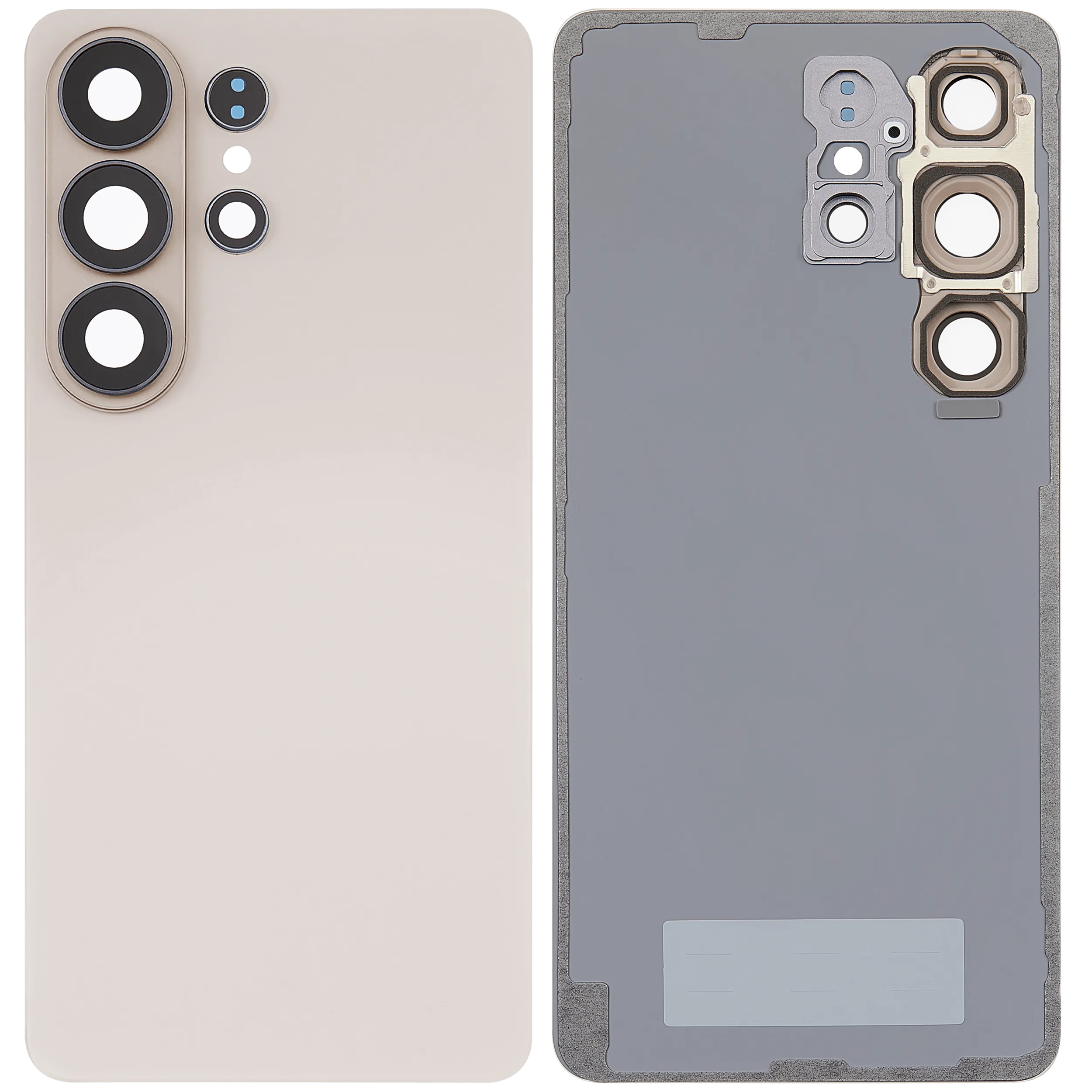 Backcover Glass mit Camera Lens für Samsung Galaxy S26 Ultra (Aftermarket Plus) (Pink Gold)
