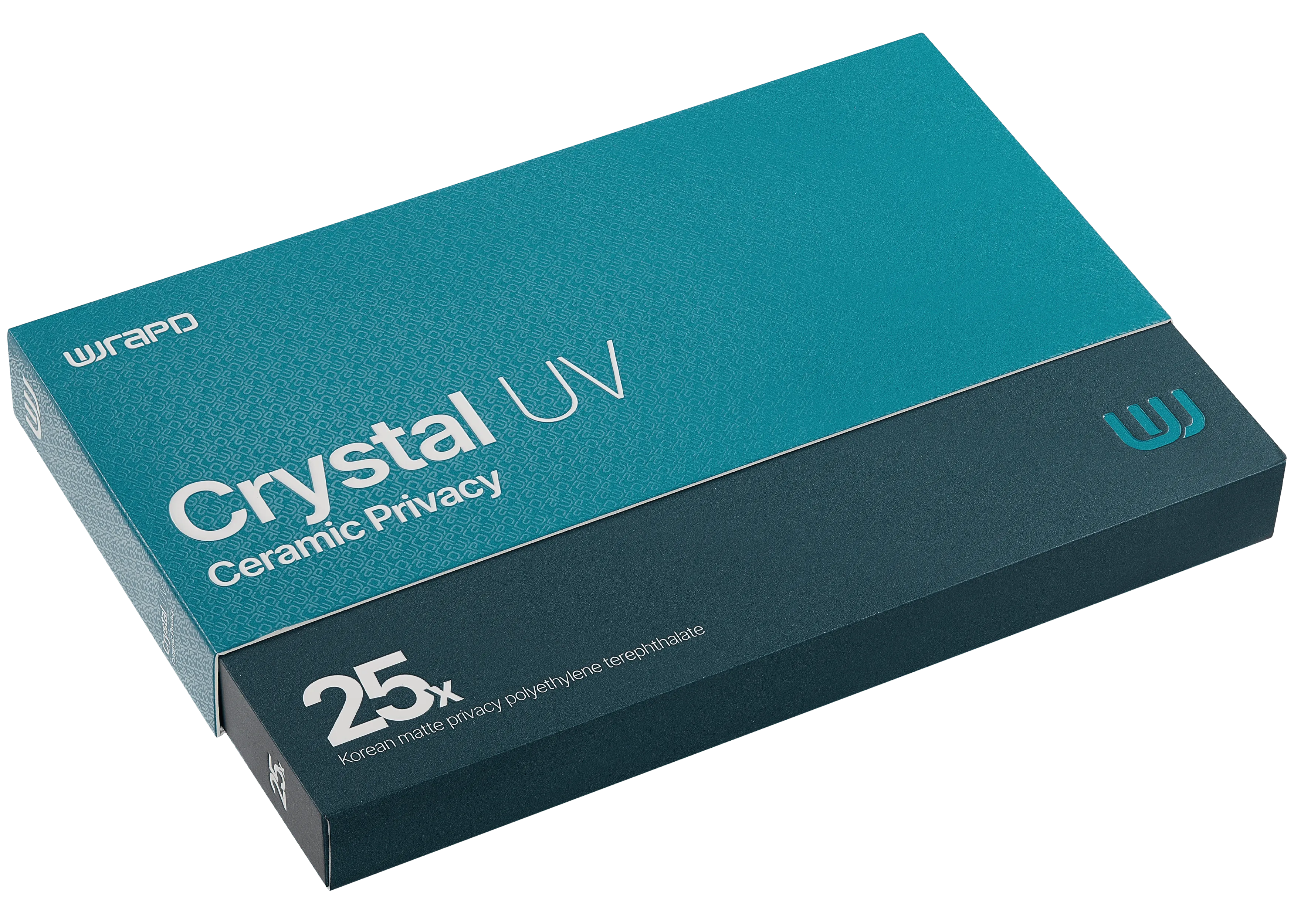 Wrapd Crystal UV - UV PET Display Protector Film (25 Pack) (Matte Privacy)