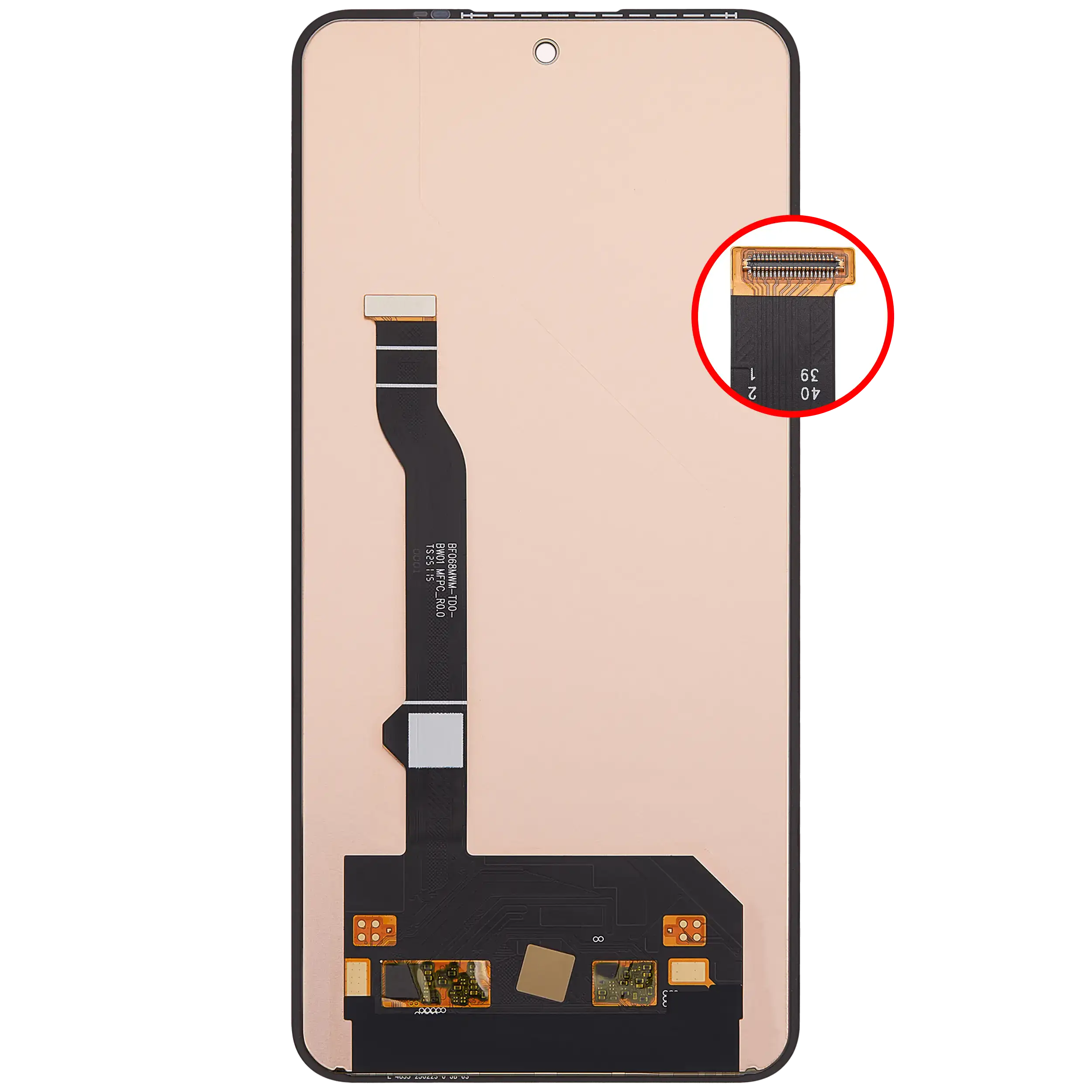 OLED-Display ohne Rahmen für Nothing Phone (3a) / (3a) Pro / CMF Phone 2Pro(Refurbished) (Alle Farben)
