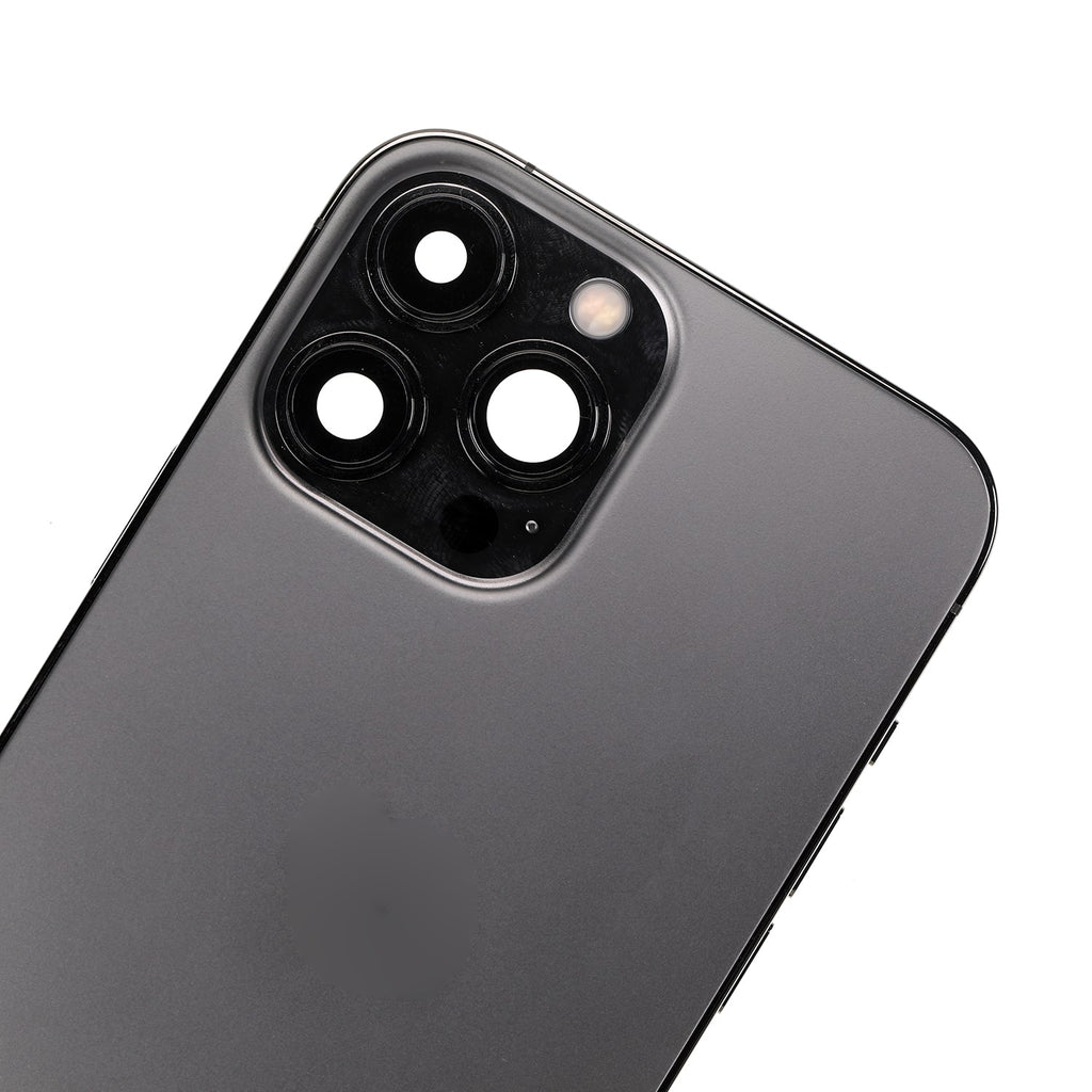Backcover/Rahmen mit Small Parts für iPhone 13 Pro Max (US-Version) (gebrauchter OEM-Ausbau, Qualität A) (Graphite)