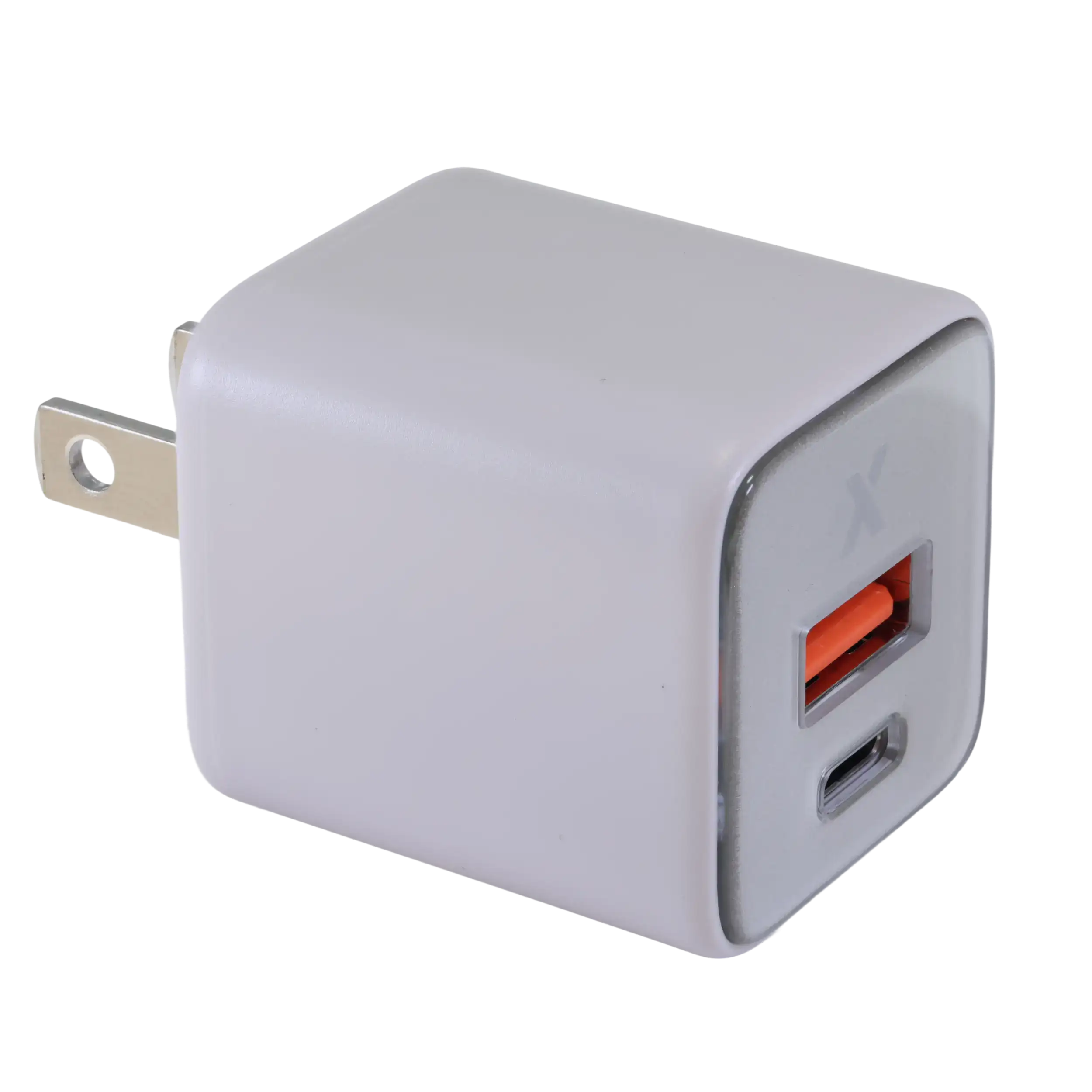 AmpSentrix Pro 30W 2-in-1 USB-C / USB-A GaN Wall Adapter (Desert Titanium)