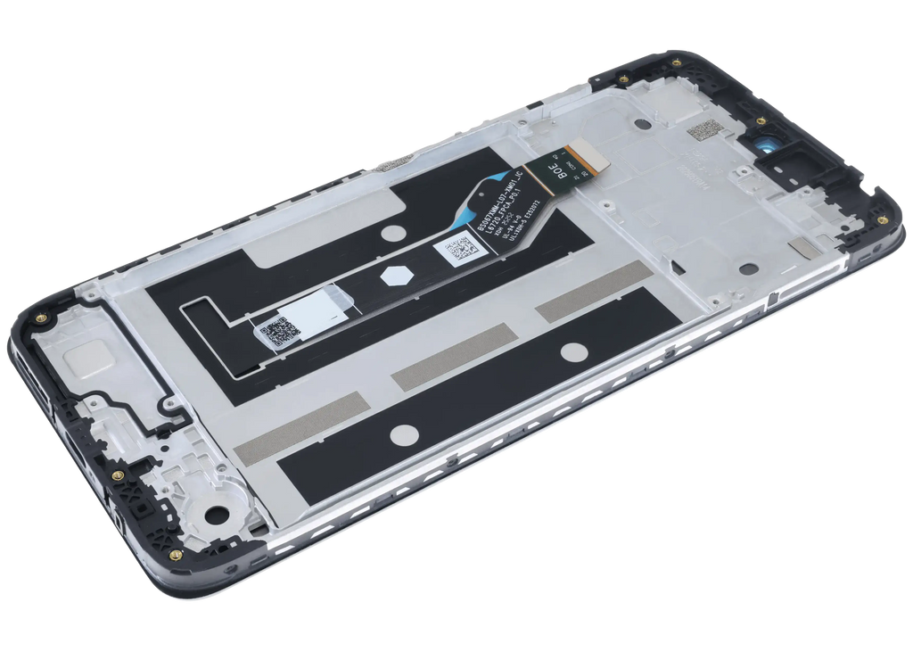 LCD-Display mit Rahmen für Motorola Moto G15 (XT2521 /2025) (Original OEM) (Alle Farben)