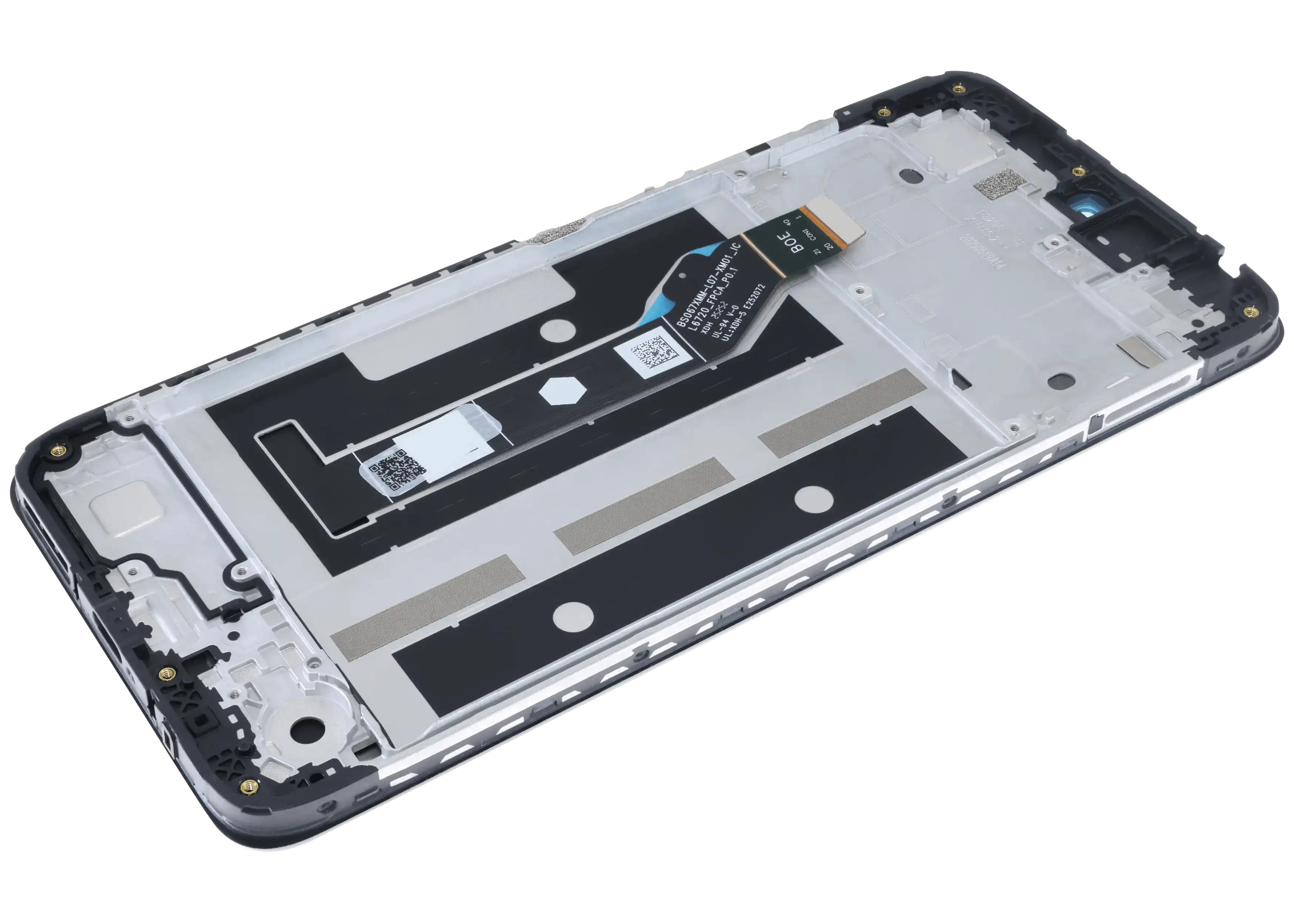 LCD-Display mit Rahmen für Motorola Moto G15 (XT2521 /2025) (Original OEM) (Alle Farben)
