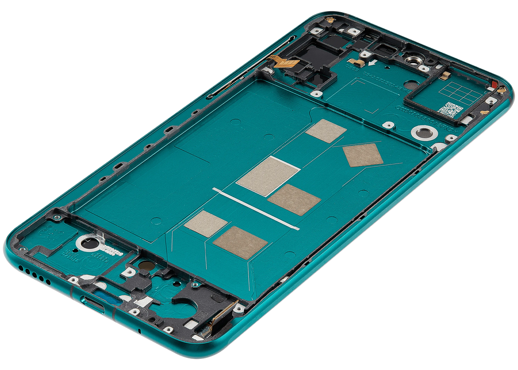 OLED-Display mit Rahmen für Huawei Nova 5 (2019) / Nova 5 Pro (2019) (Refurbished) (Grün)
