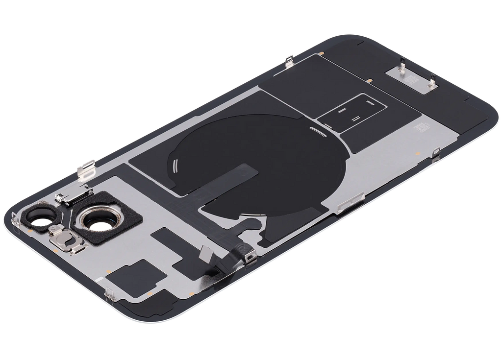 Backcover mit MagSafe Magnet & NFC & Blitz-Flexkabel für iPhone 15 Plus (gebrauchter OEM-Ausbau, Qualität B) (Grün)