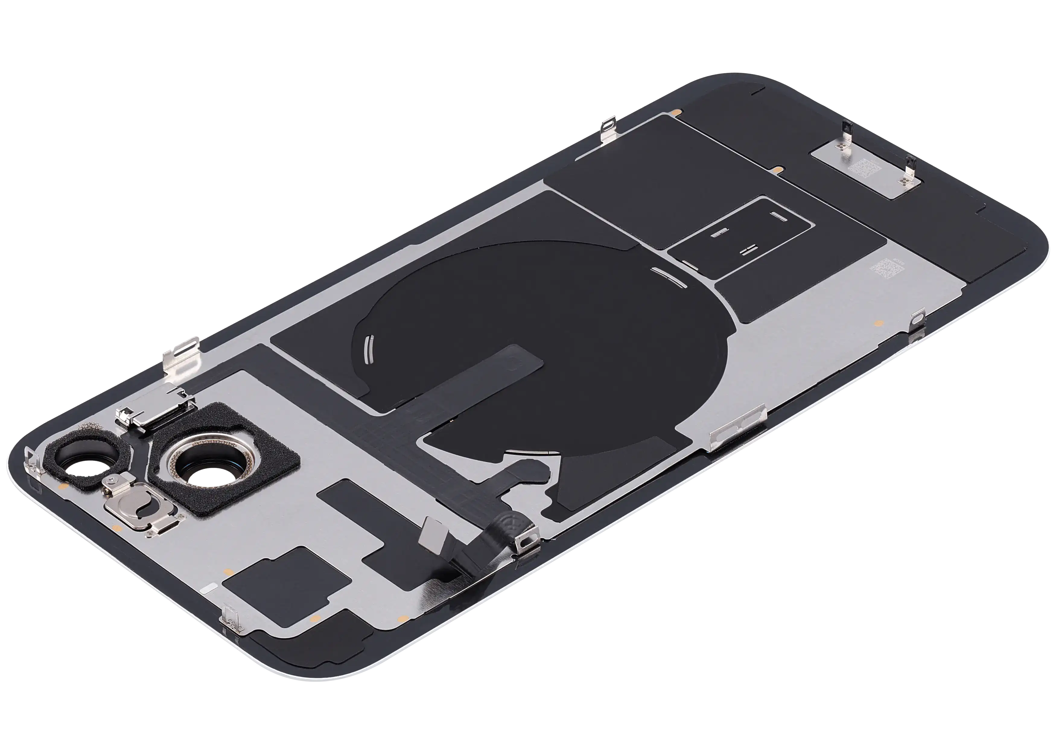 Backcover mit MagSafe Magnet & NFC & Blitz-Flexkabel für iPhone 15 Plus (gebrauchter OEM-Ausbau, Qualität B) (Grün)