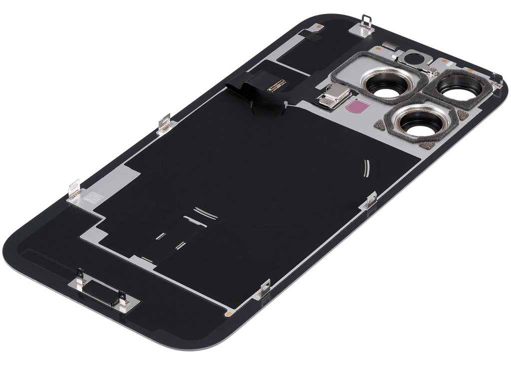 Backcover mit MagSafe Magnet & NFC & Blitz-Flexkabel für iPhone 16 Pro (Service Pack) (Natural Titanium)