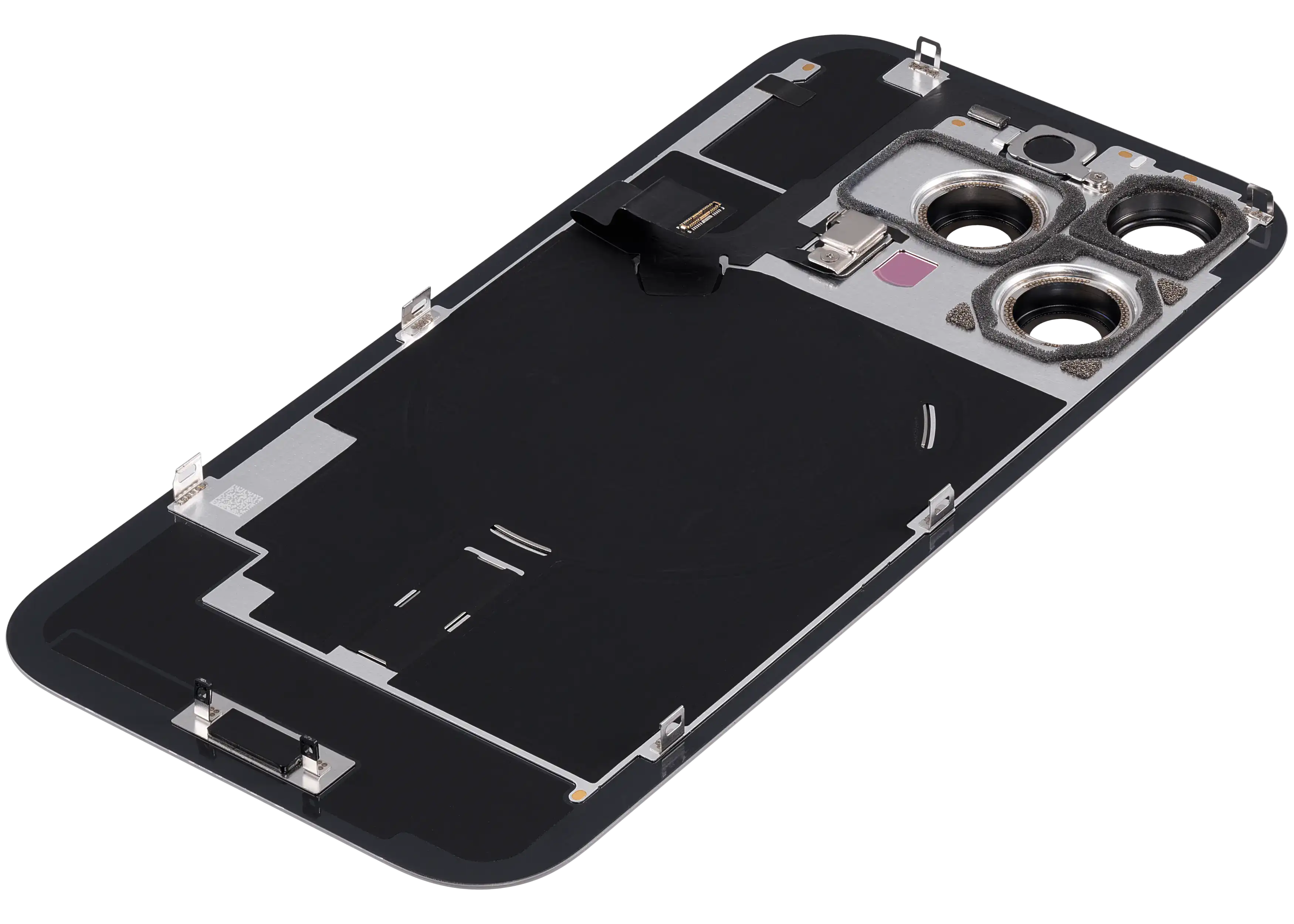 Backcover mit MagSafe Magnet & NFC & Blitz-Flexkabel für iPhone 16 Pro (Service Pack) (Natural Titanium)