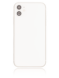 Backcover/Rahmen mit Small Components Pre-Installed für iPhone 11 (gebrauchter OEM-Ausbau, Qualität A) (Weiß)