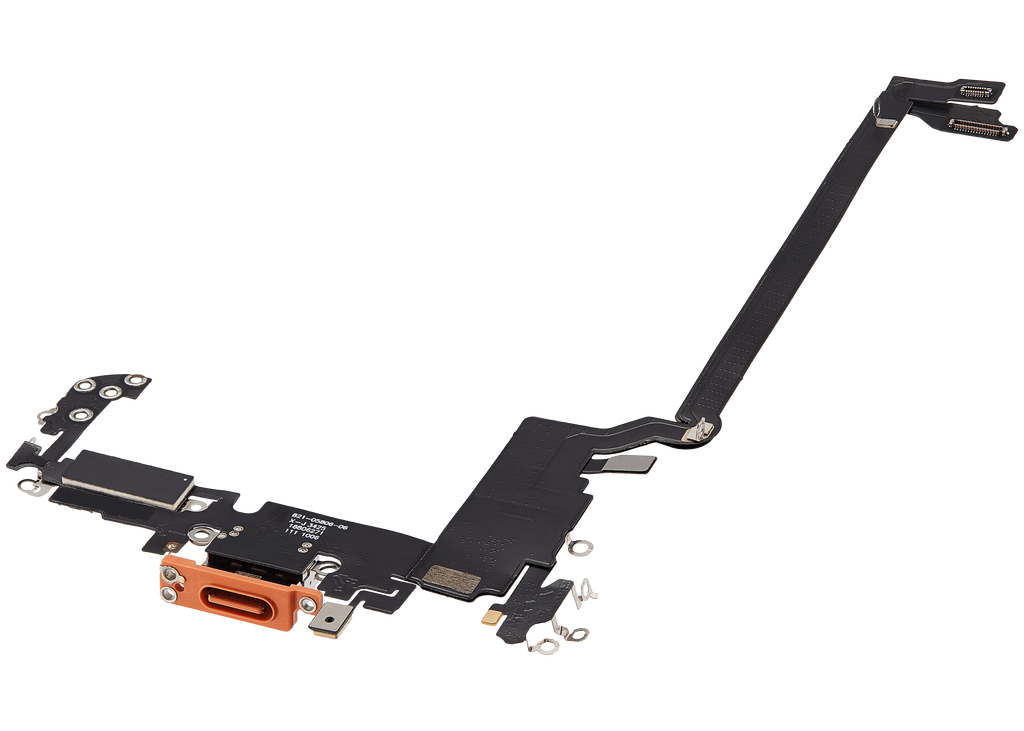 Ladebuchse Flex Cable für iPhone 17 Pro max (Aftermarket Plus) (Internationale Version) (Cosmic Orange)